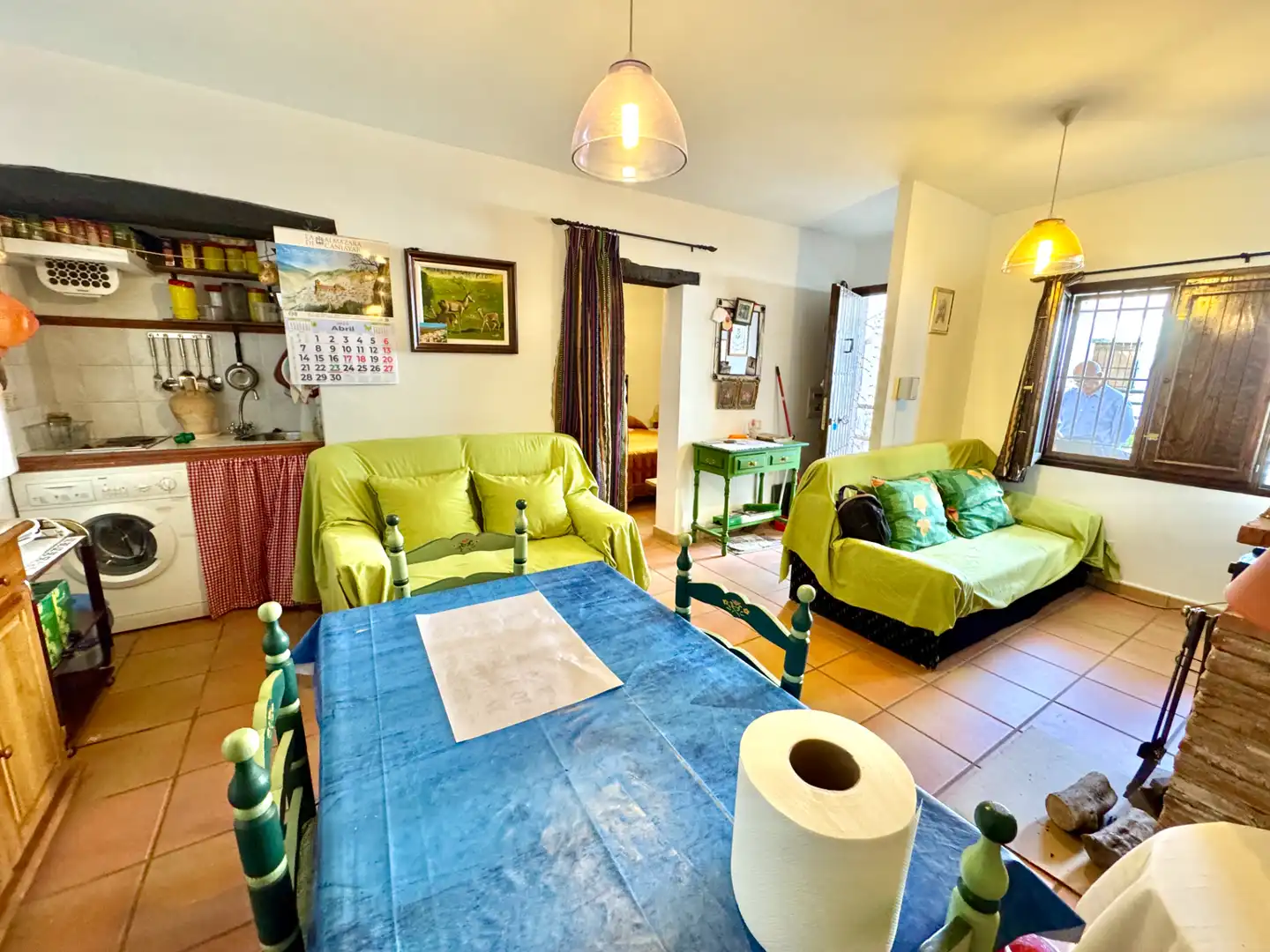 Sala de estar de Apartamento en venta en Ohanes con Calefacción, Terraza y Amueblado