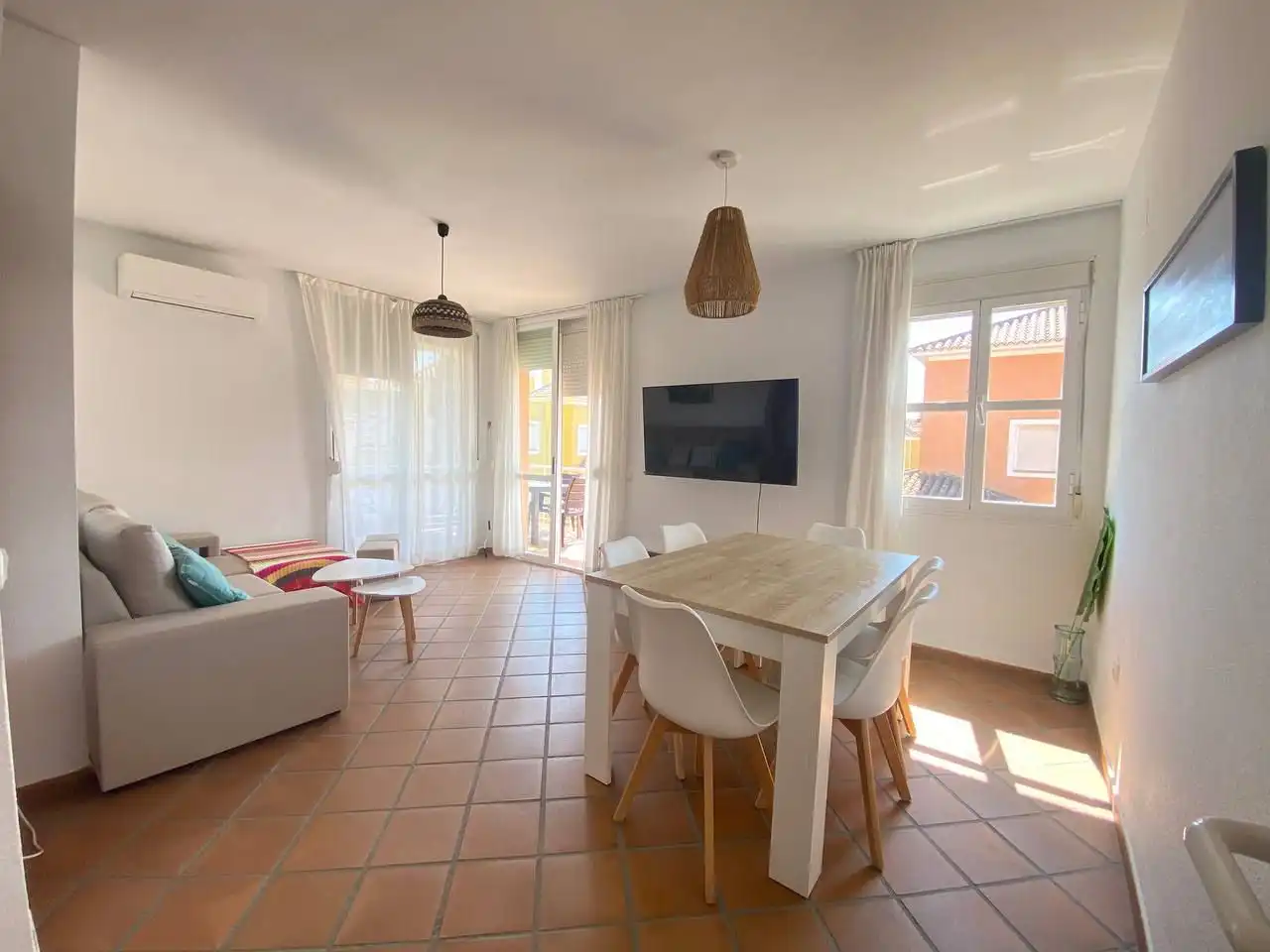 Living room of Flat for rent in Islantilla  with Air Conditioner, Terrace and Storage room