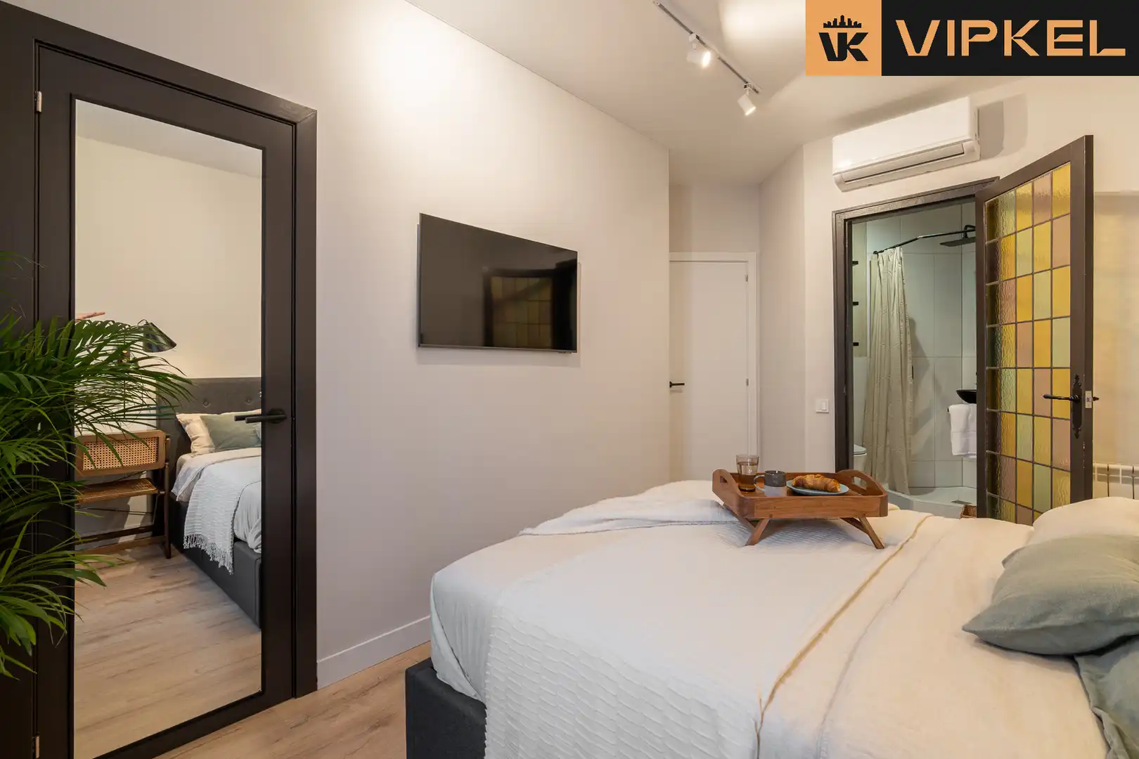 Bedroom of Flat for sale in Barcelona  with Air Conditioner, Heating and Furnished