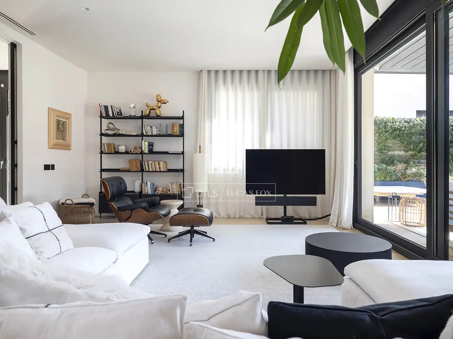 Sala de estar de Casa o chalet en venta en Barcelona con Aire acondicionado, Calefacción y Jardín privado