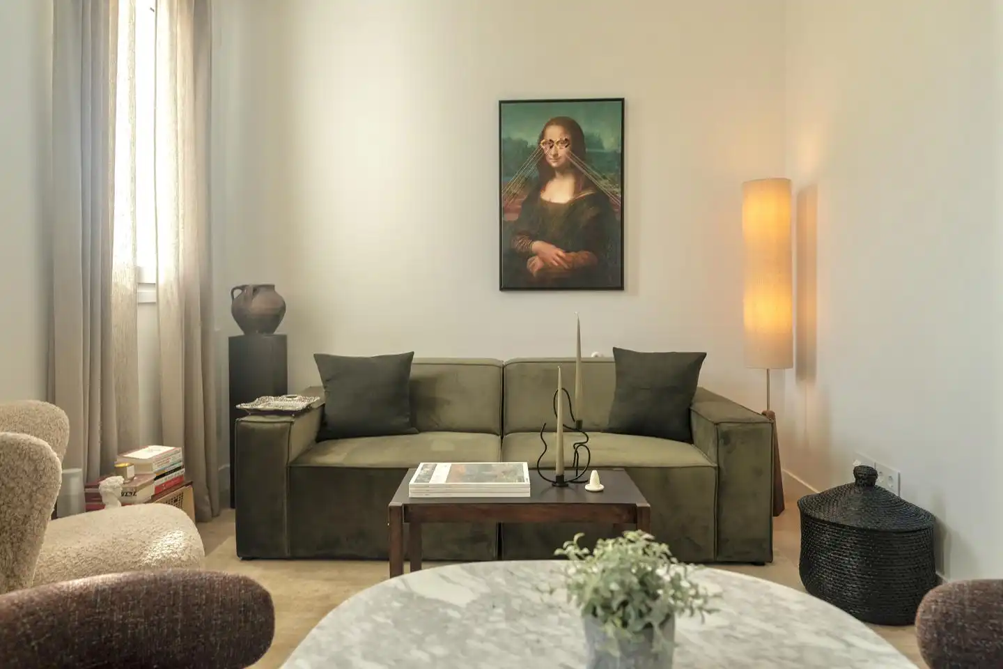 Sala de estar de Piso en venta en Madrid con Aire acondicionado, Calefacción y Amueblado