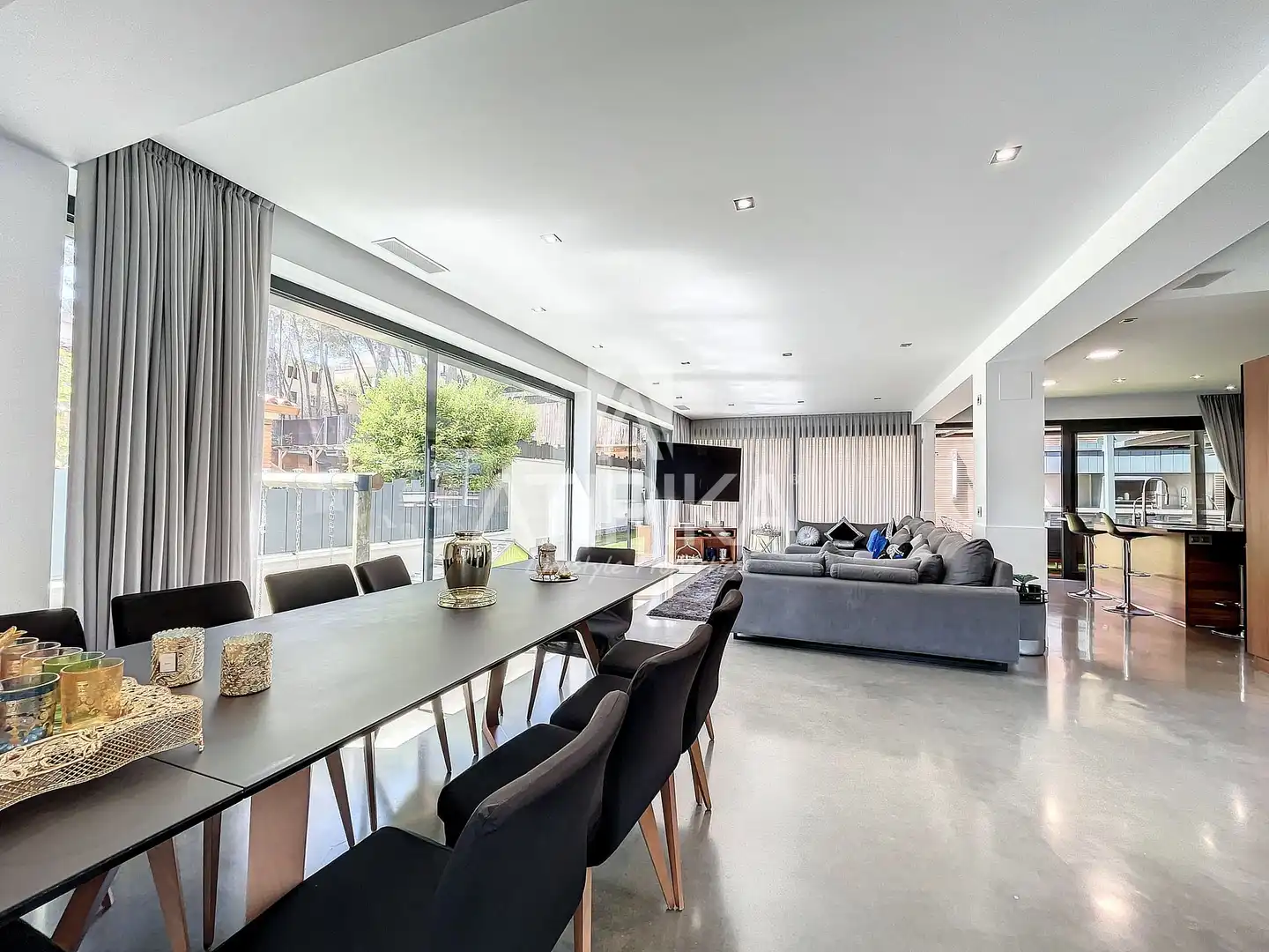 Living room of Houses for rent in Castelldefels  with Heating, Terrace and Swimming Pool