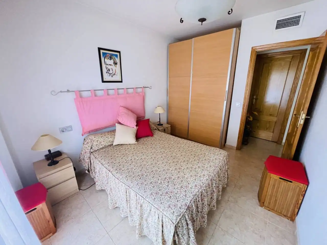 Bedroom of Flat for sale in Murcia  with Air Conditioner, Storage room and Balcony