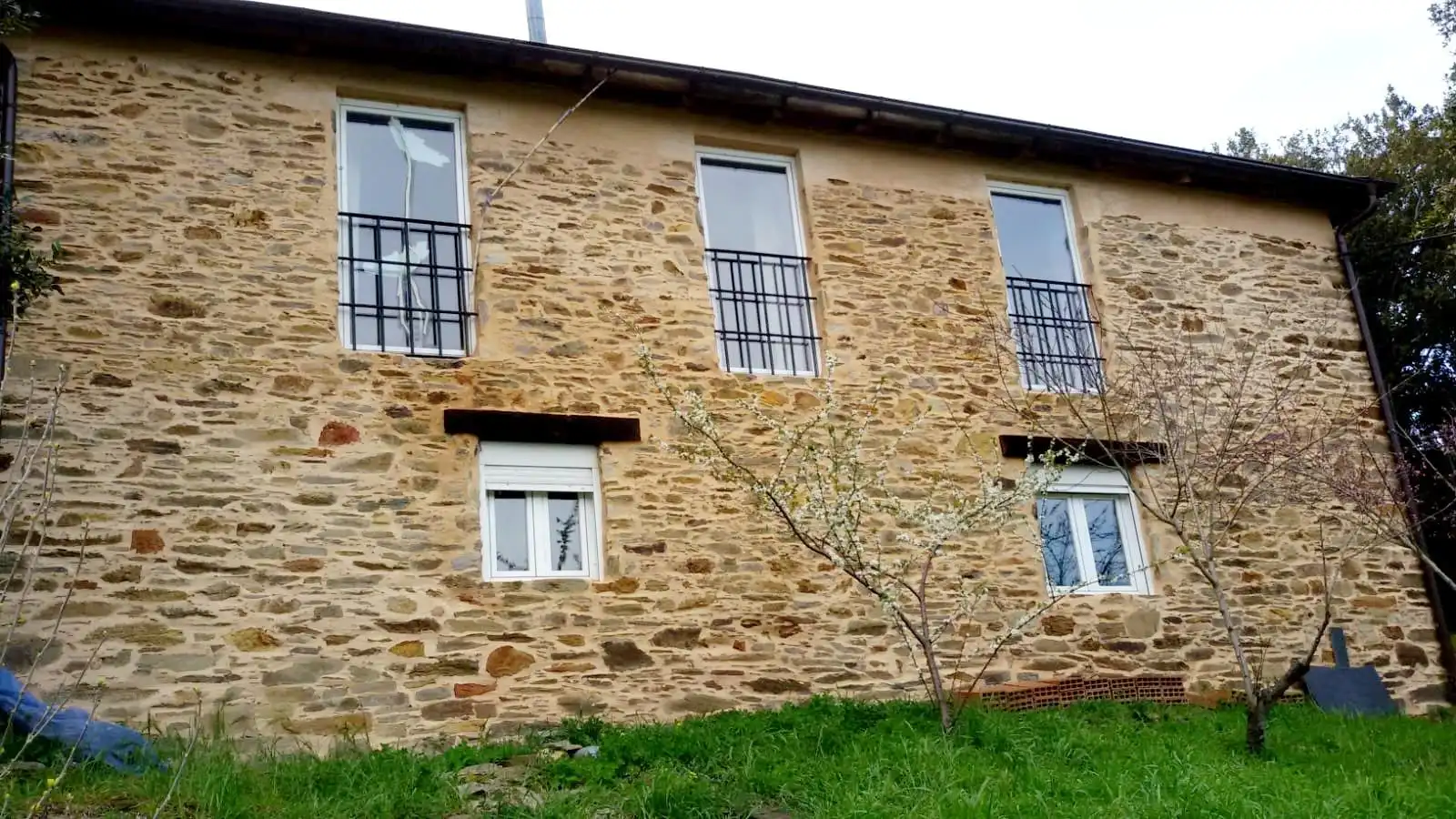 Vista exterior de Finca rústica en venda en Vegadeo amb Calefacció i Balcó