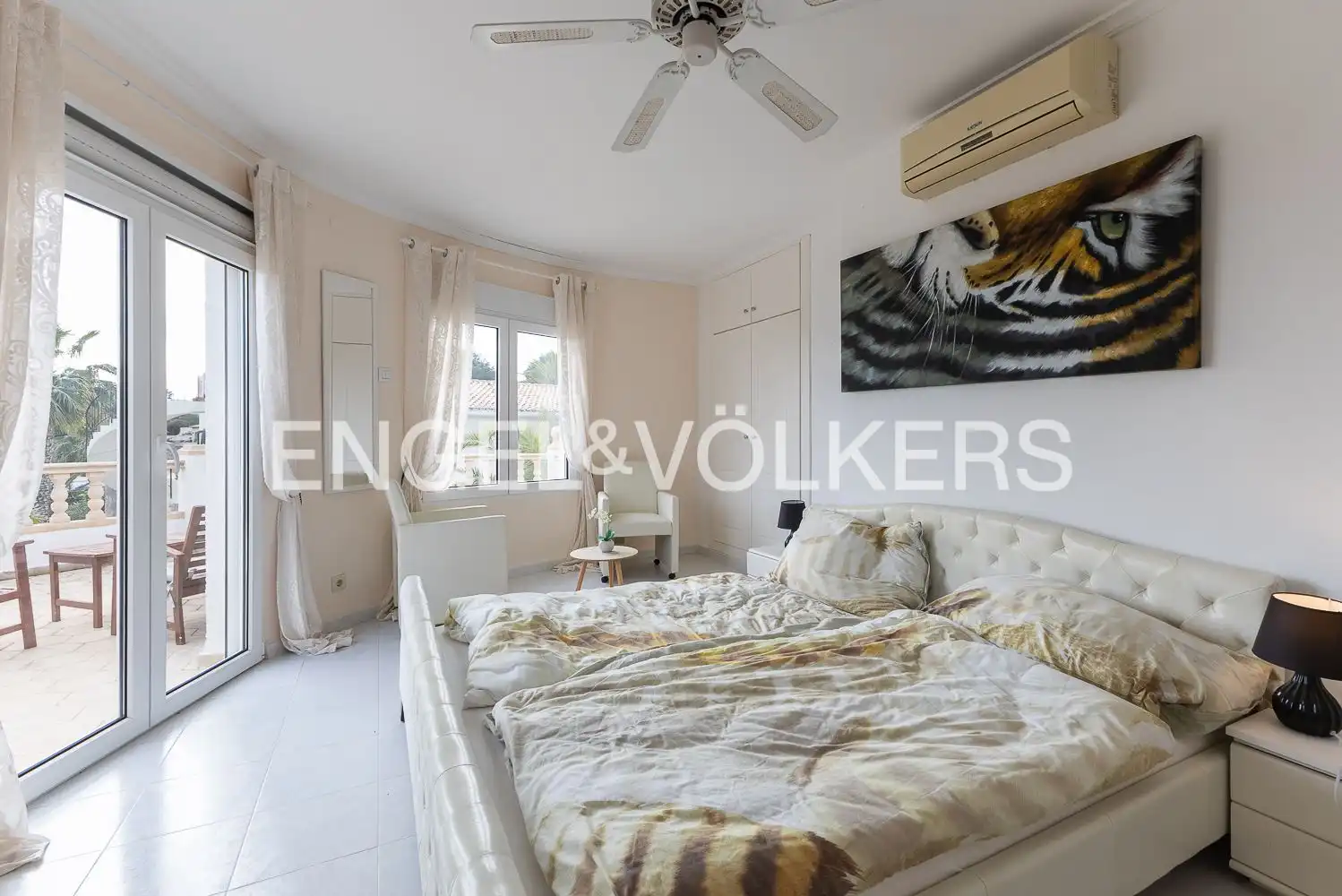Bedroom of Houses for sale in Jávea / Xàbia  with Air Conditioner, Heating and Private garden