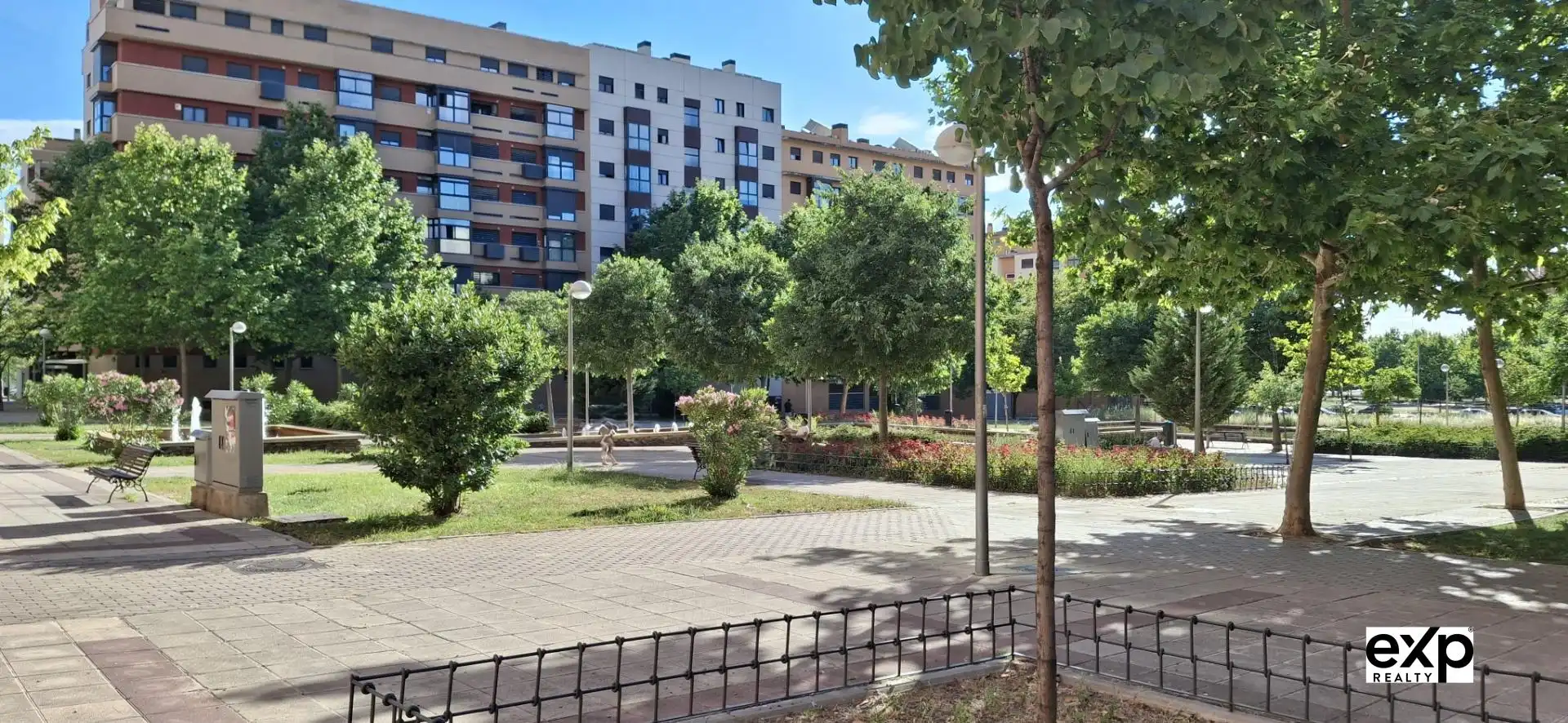 Exterior view of Apartments for rent in Madrid  with Air Conditioner, Heating and Private garden