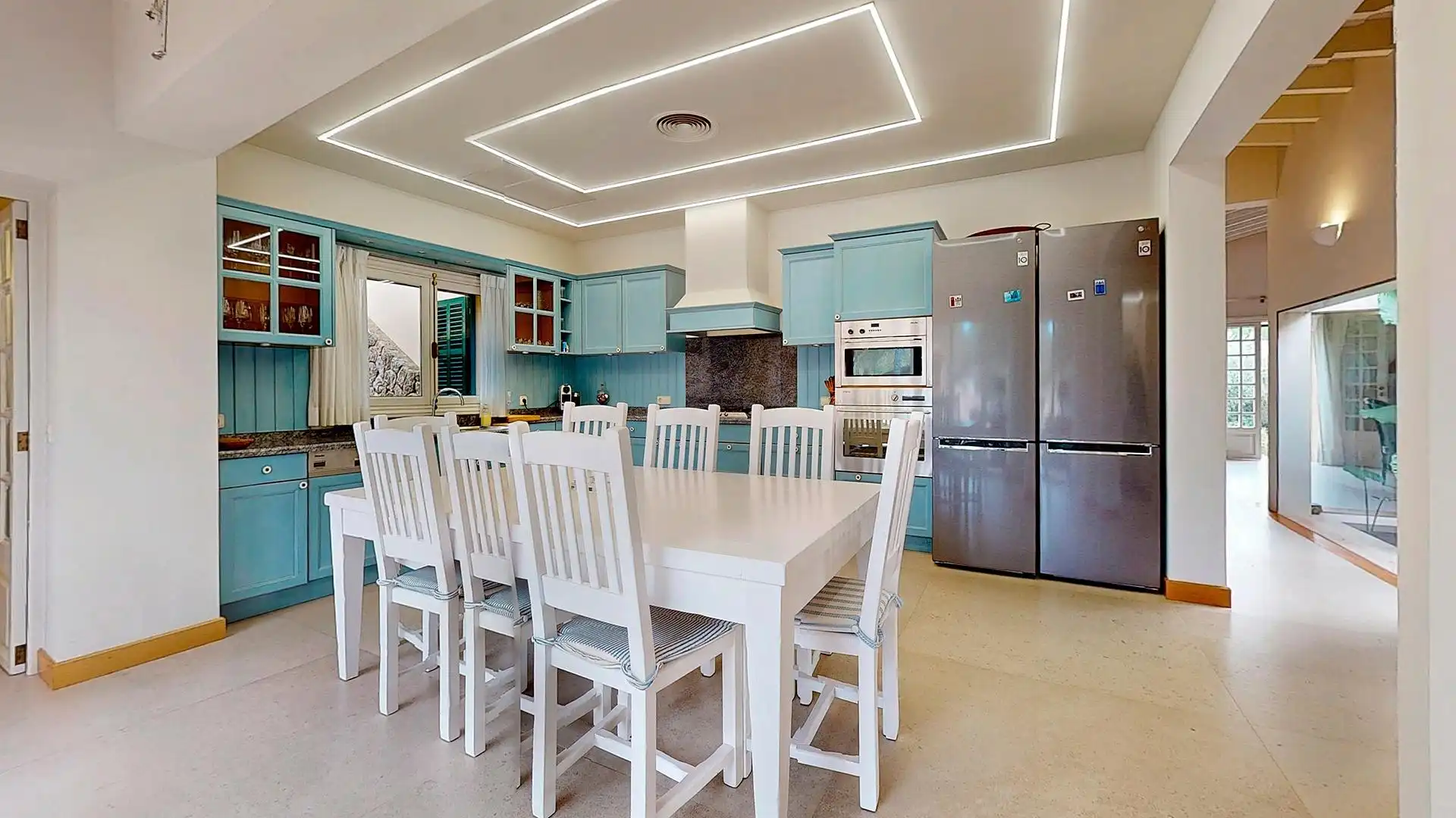 Cocina de Finca rústica de alquiler en  Palma de Mallorca con Aire acondicionado, Calefacción y Jardín privado