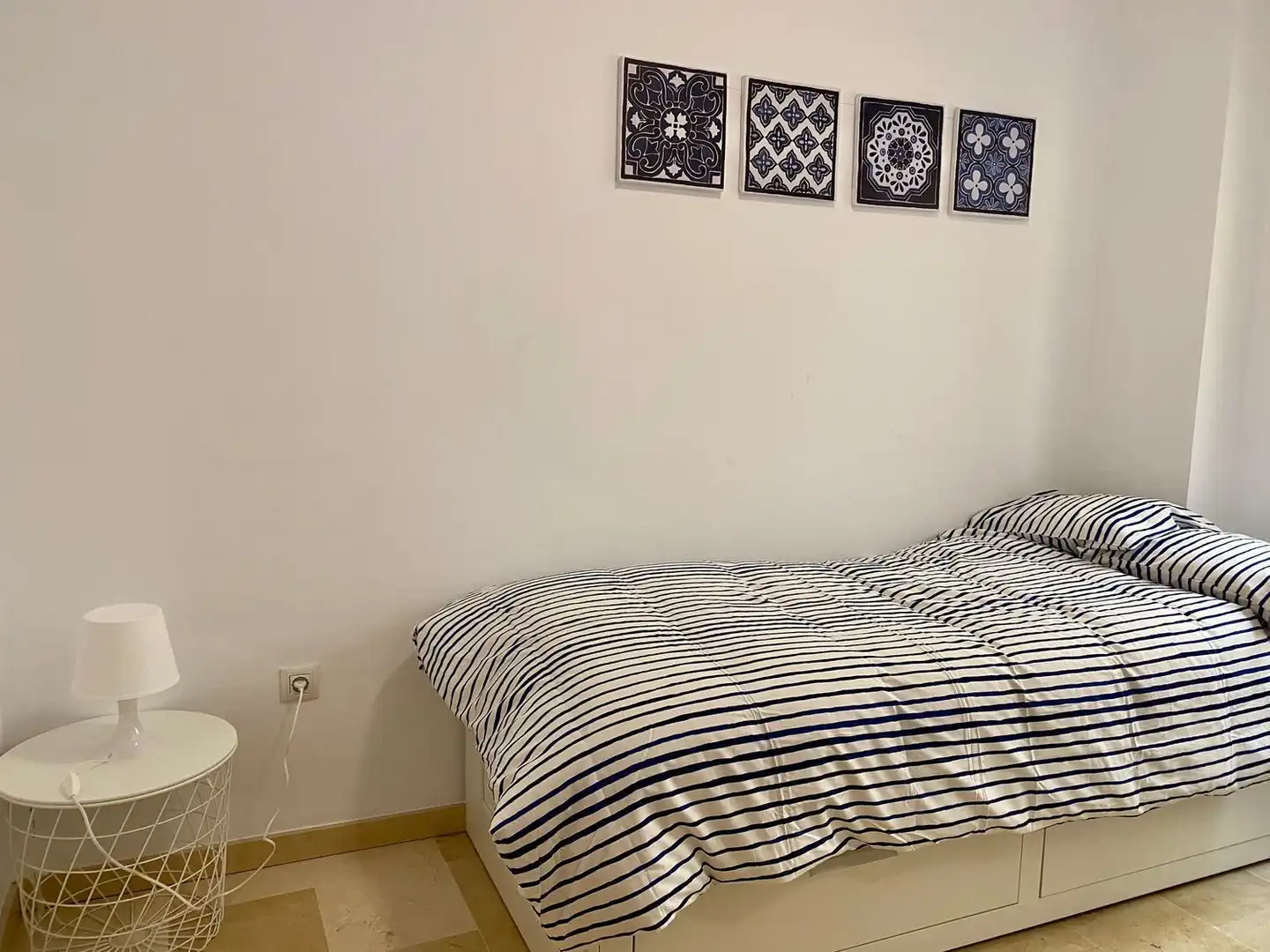 Bedroom of Flat for rent in Málaga  with Air Conditioner, Heating and Terrace