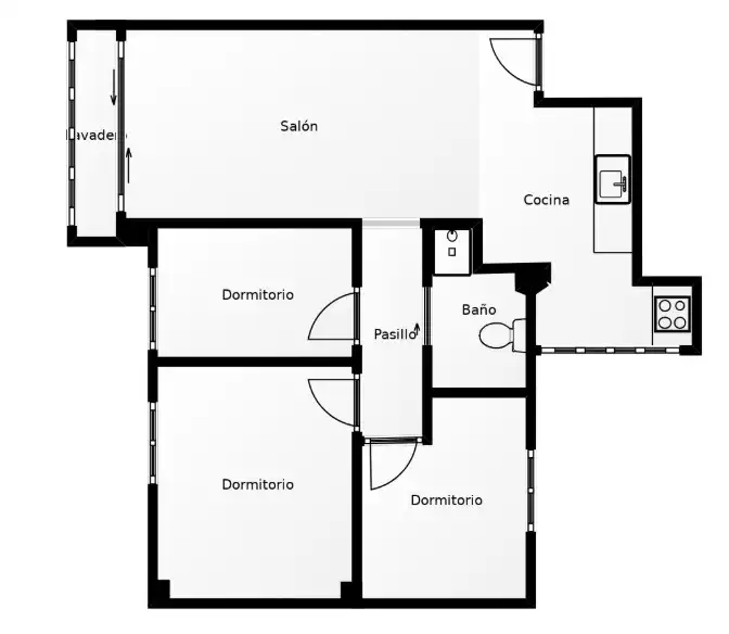 Apartamento en venta en Málaga