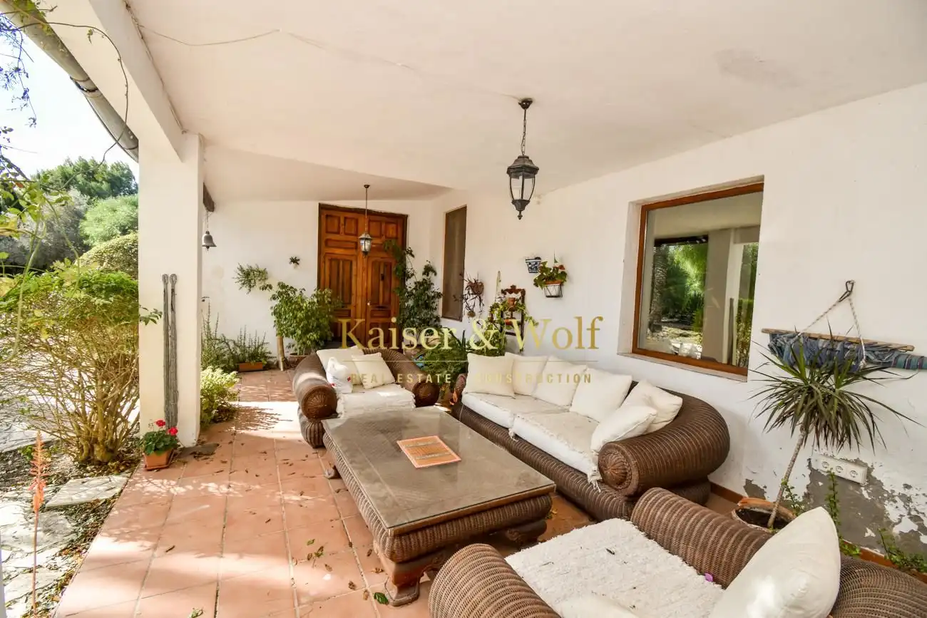 Terrasse von Country house zum Verkauf in Elche / Elx mit Klimaanlage, Privatgarten und Terrasse