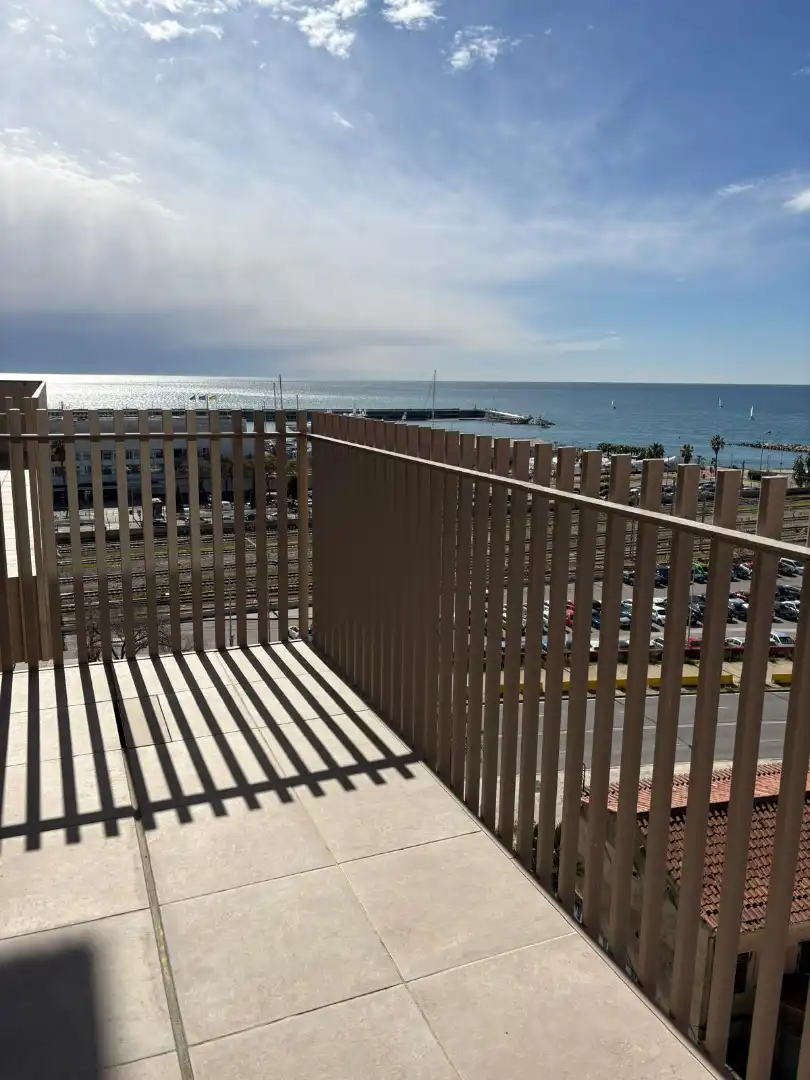 Terraza de Piso de alquiler en Mataró con Aire acondicionado, Calefacción y Parquet