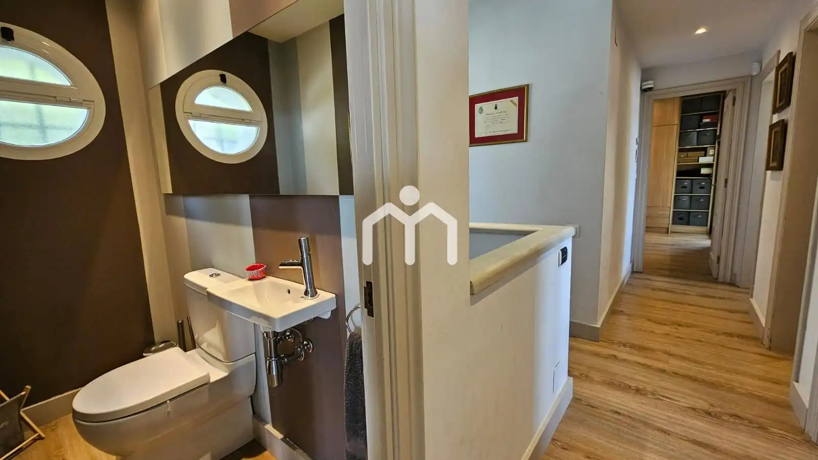 Baño de Casa o chalet en venta en Cabrils con Calefacción, Parquet y Terraza