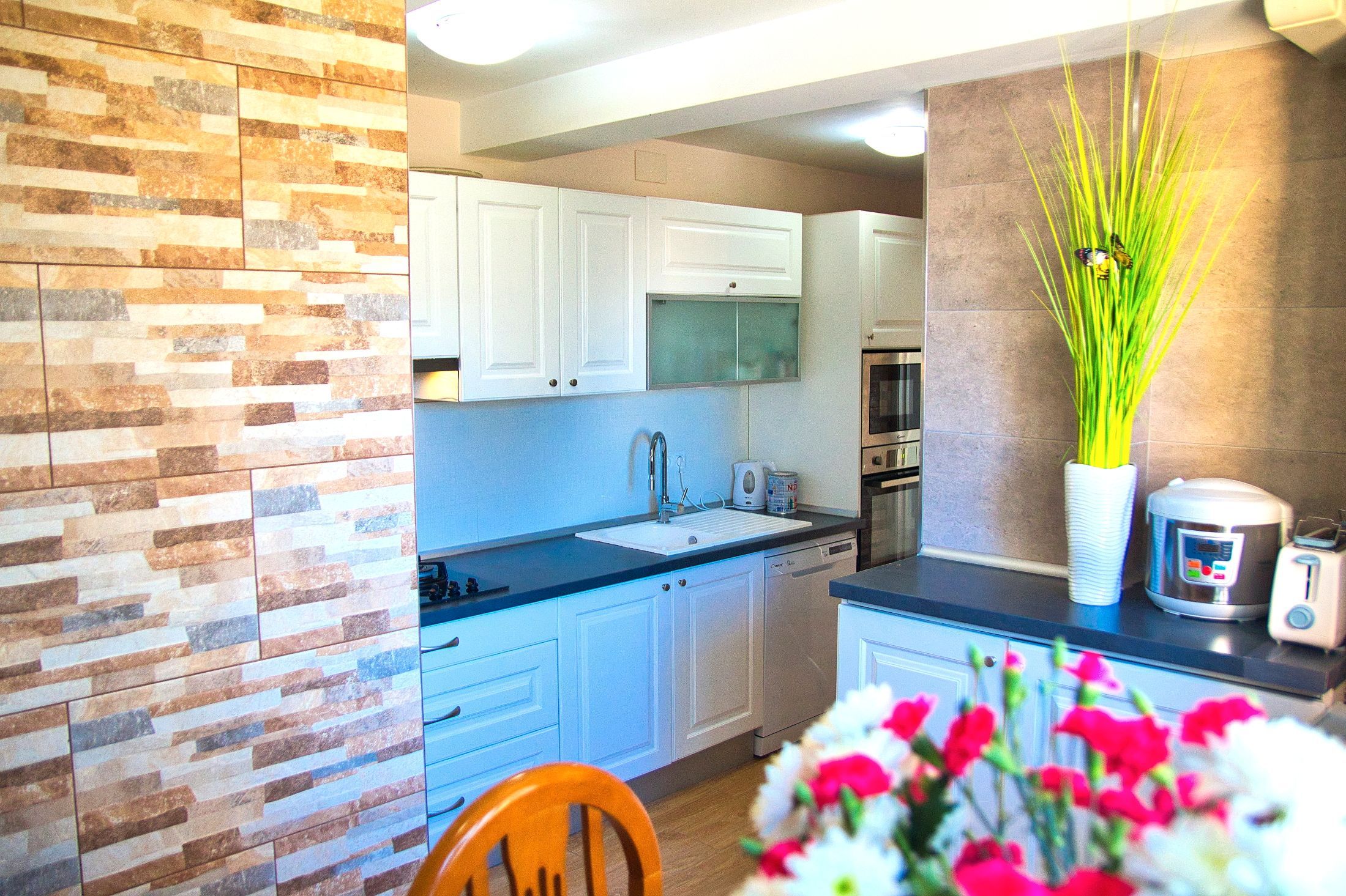 Kitchen of Flat for sale in Jerez de la Frontera  with Air Conditioner, Heating and Parquet flooring