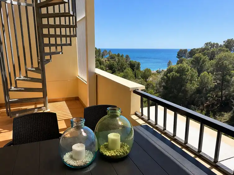 Terrasse von Wohnungen zur Miete in Altea mit Klimaanlage, Heizung und Terrasse