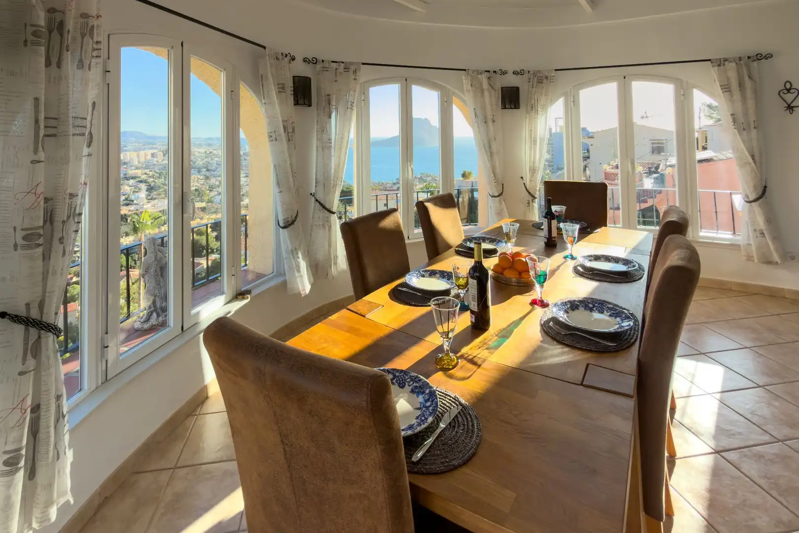 Dining room of Houses for sale in Calpe / Calp