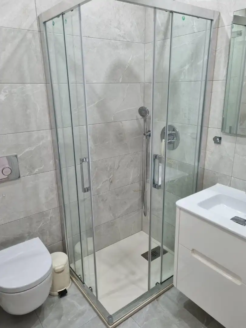 Bany de Casa o xalet de lloguer en Algarrobo amb Aire condicionat, Calefacció i Terrassa