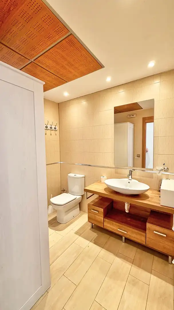 Baño de Finca rústica en venta en Periana con Aire acondicionado, Jardín privado y Terraza