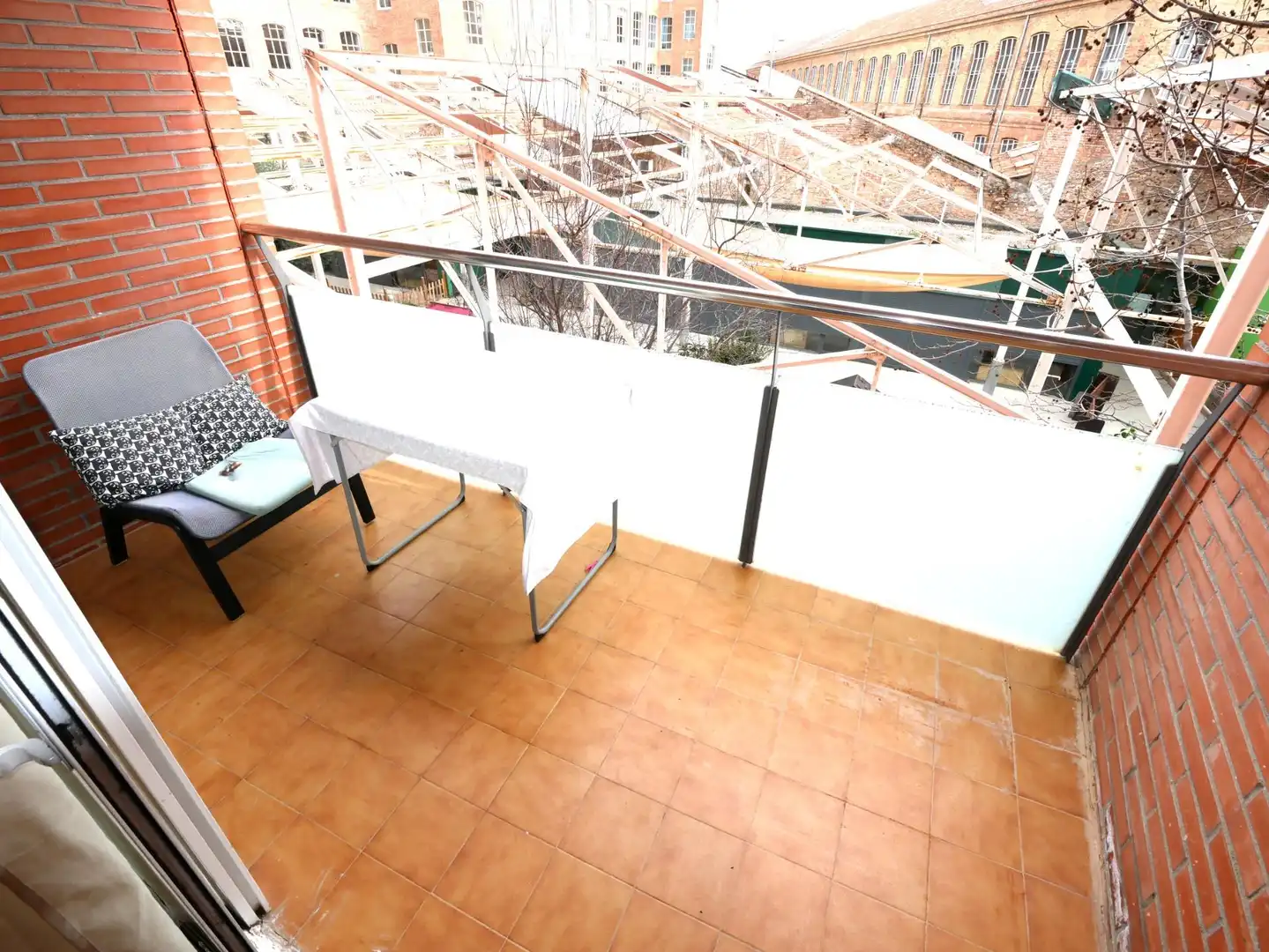 Terrasse von Wohnung zum Verkauf in Barcelona mit Parkett