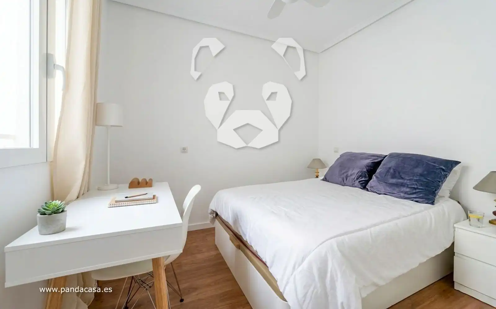 Bedroom of Flat for rent in  Madrid Capital  with Air Conditioner, Heating and Furnished