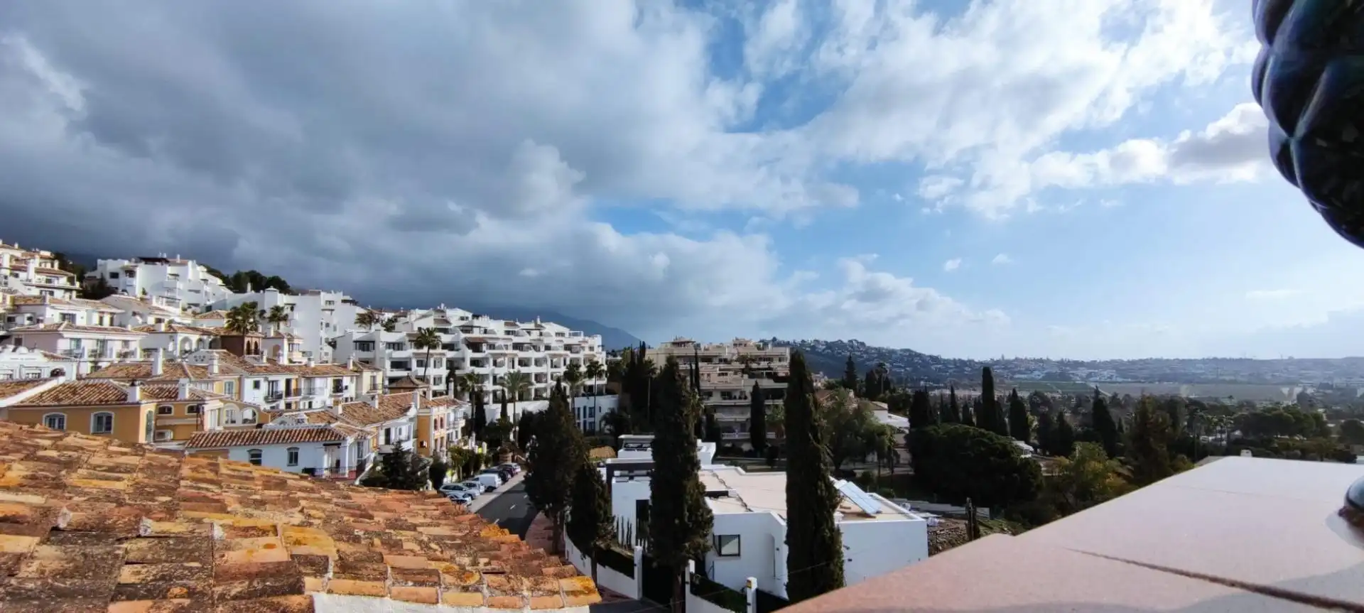 Vista exterior de Casa adosada en venta en Mijas con Aire acondicionado, Terraza y Balcón
