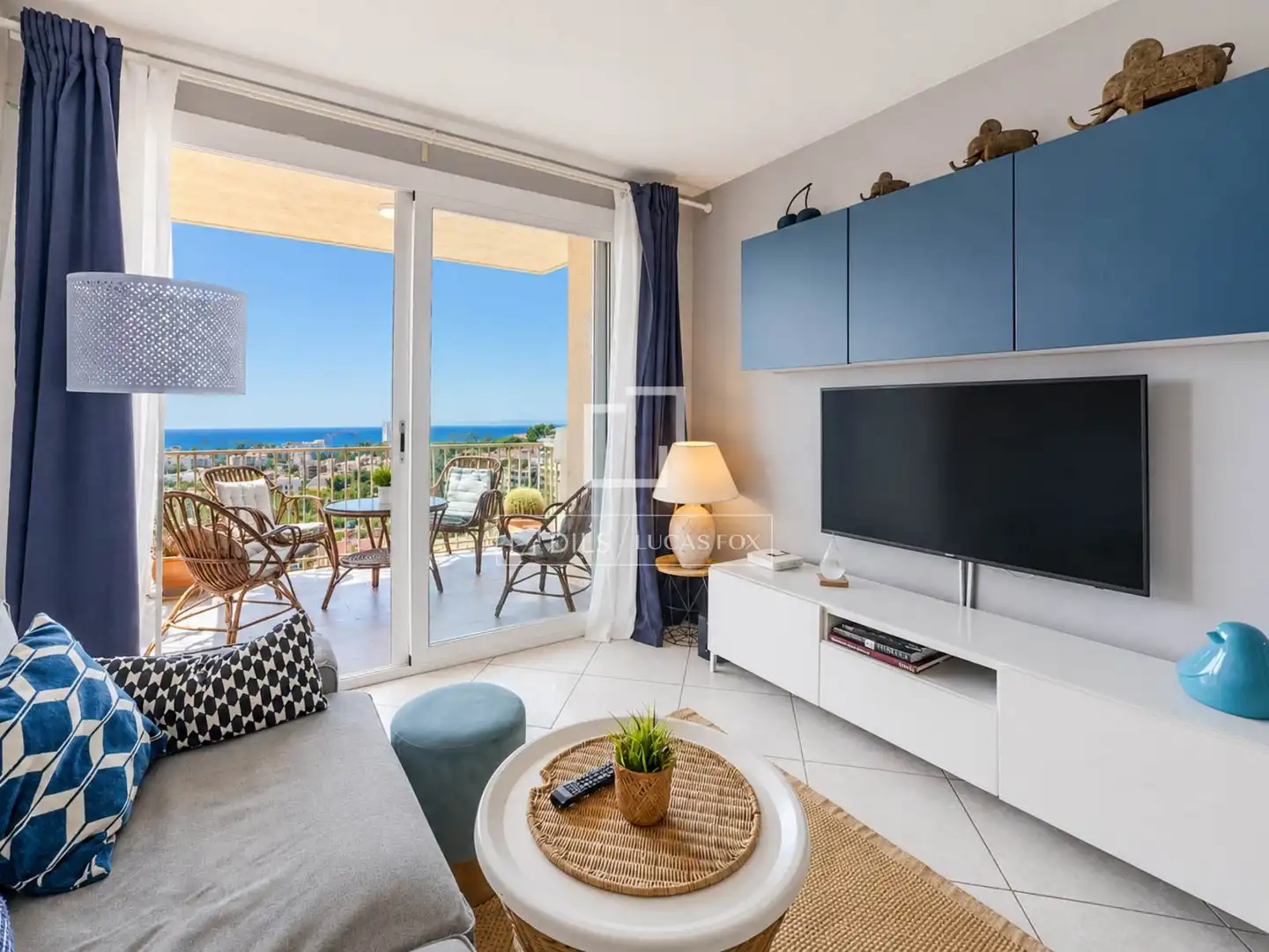 Living room of Flat for sale in Sant Pere de Ribes  with Air Conditioner, Heating and Private garden