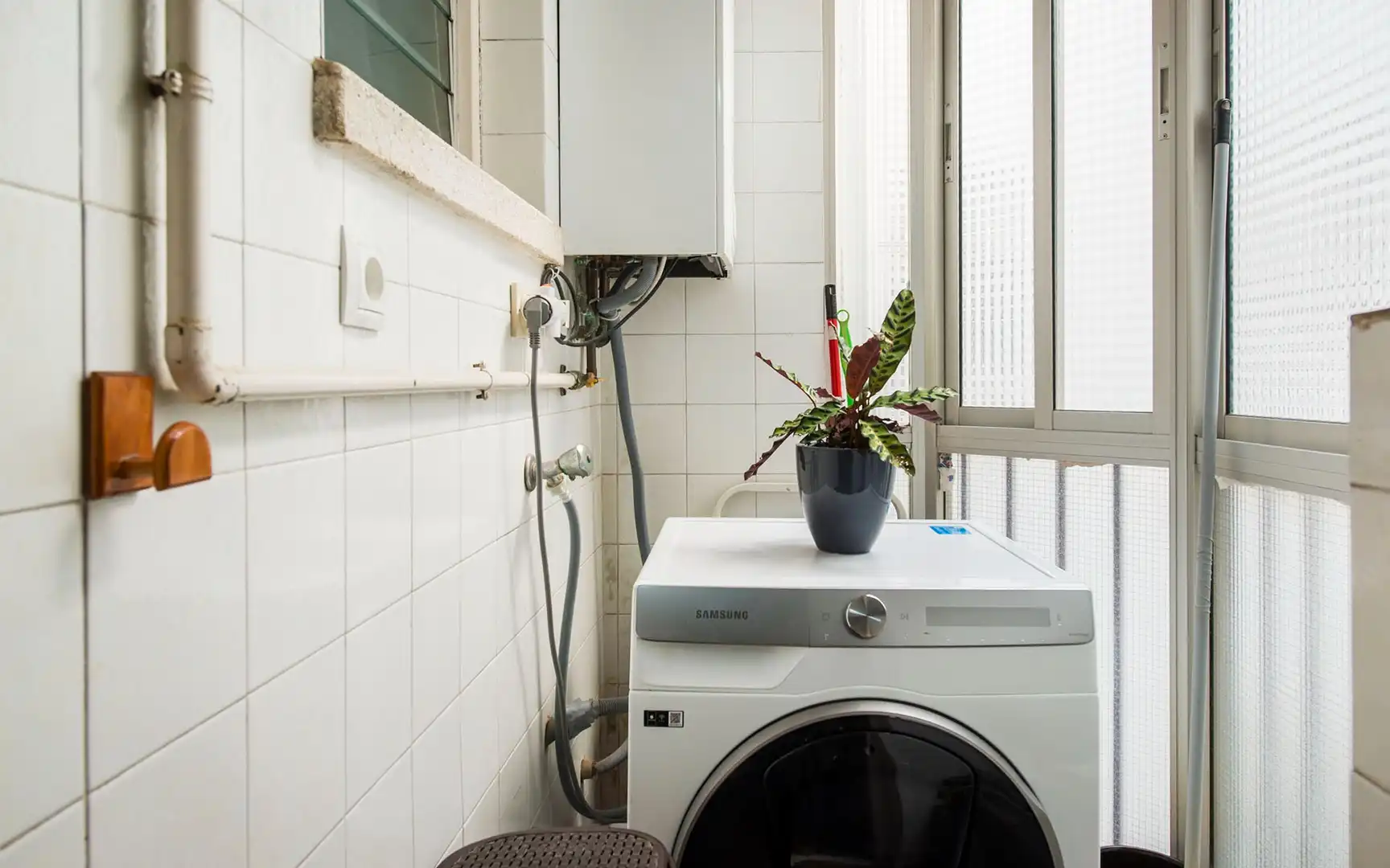 Balcony of Flat for sale in Barcelona  with Air Conditioner, Heating and Terrace