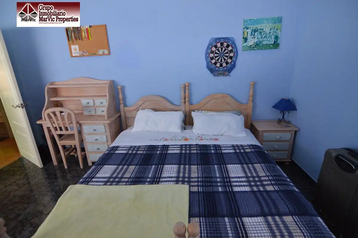 Bedroom of Houses for sale in La Nucia  with Air Conditioner, Swimming Pool and Furnished