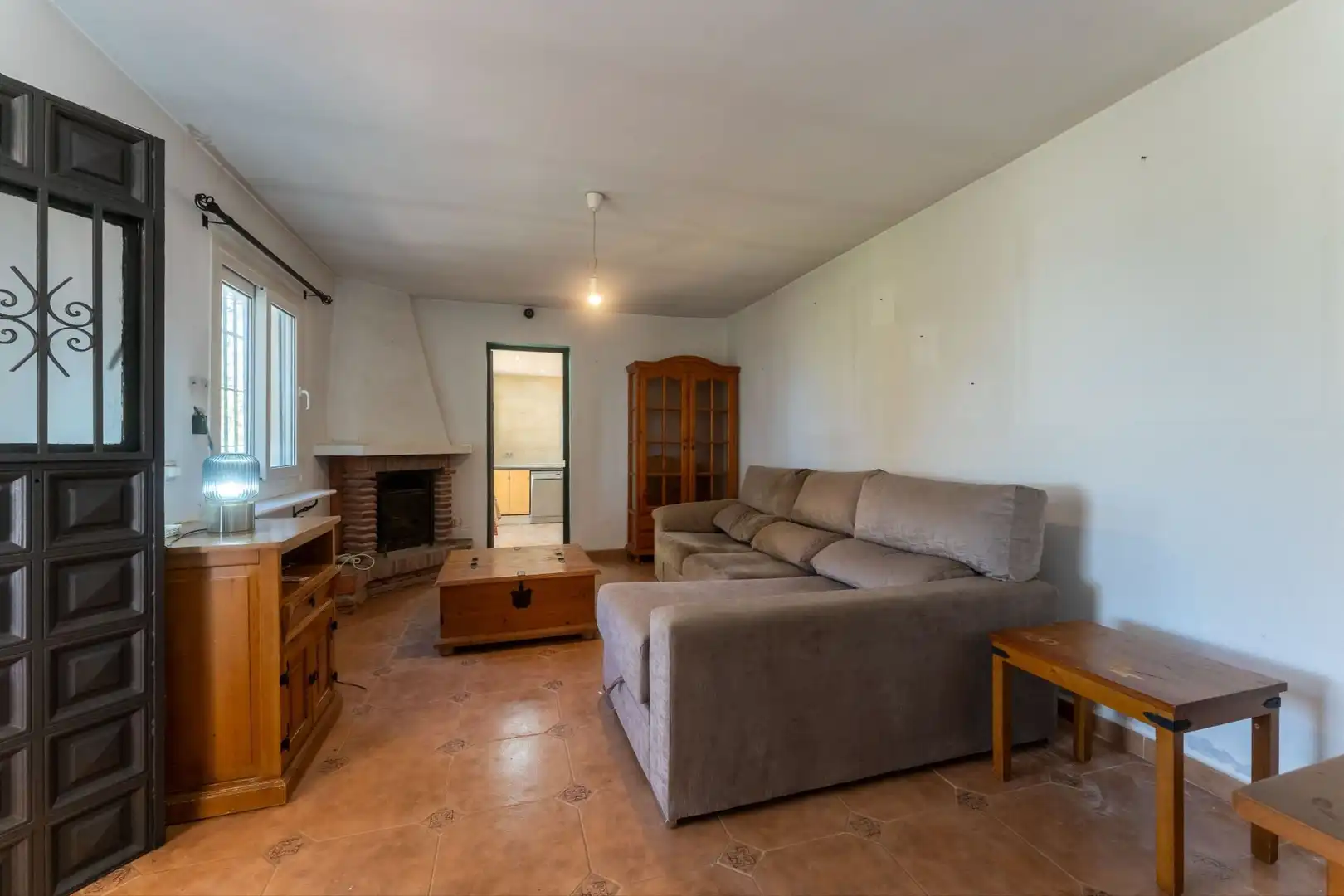 Sala de estar de Finca rústica en venta en Ojén con Trastero y Piscina
