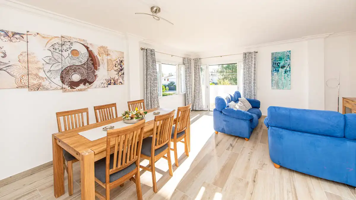 Dining room of Houses for sale in Pollença  with Air Conditioner, Private garden and Terrace