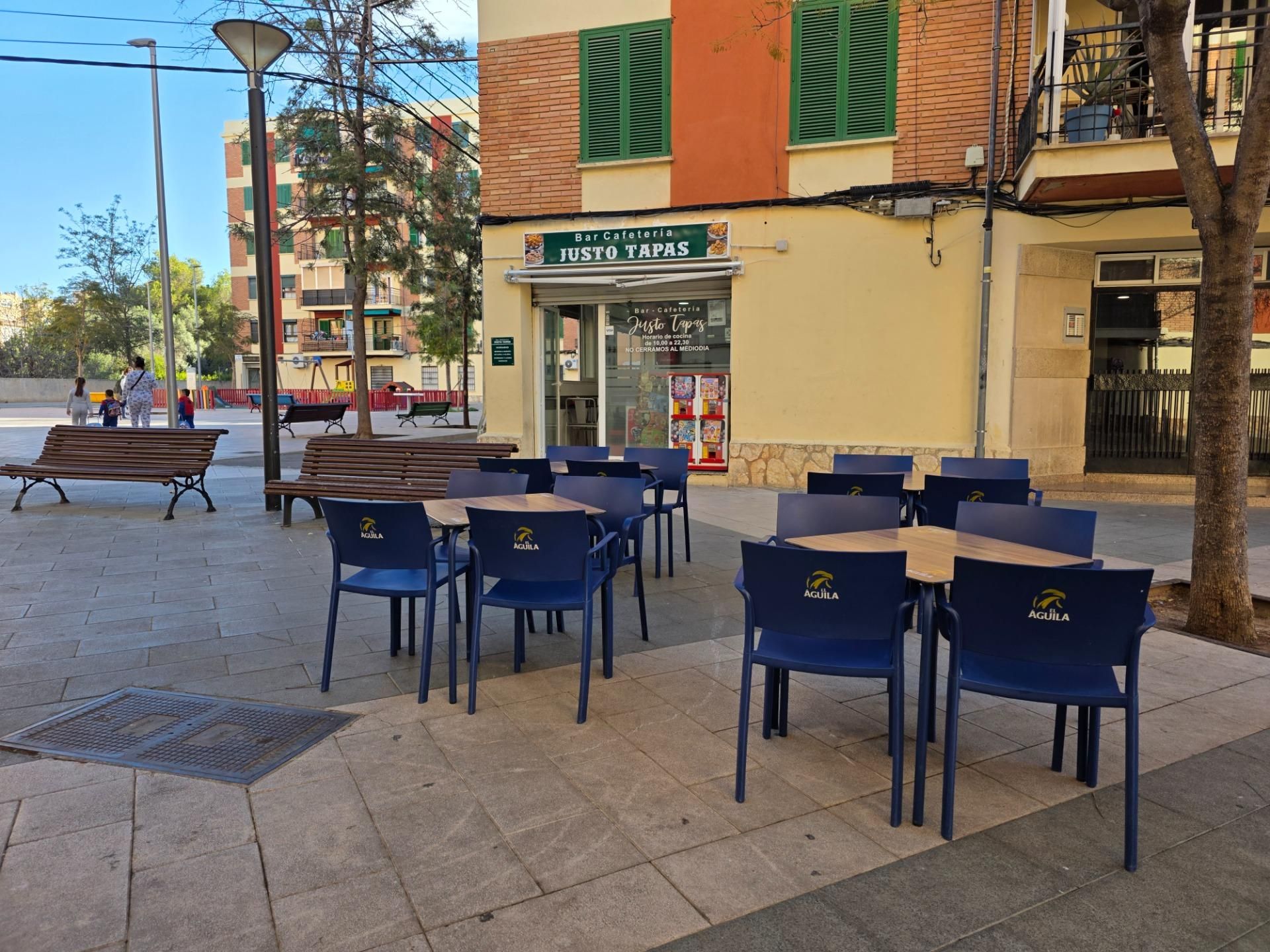 Terrasse von Geschaftsraum zur Miete in  Palma de Mallorca mit Möbliert