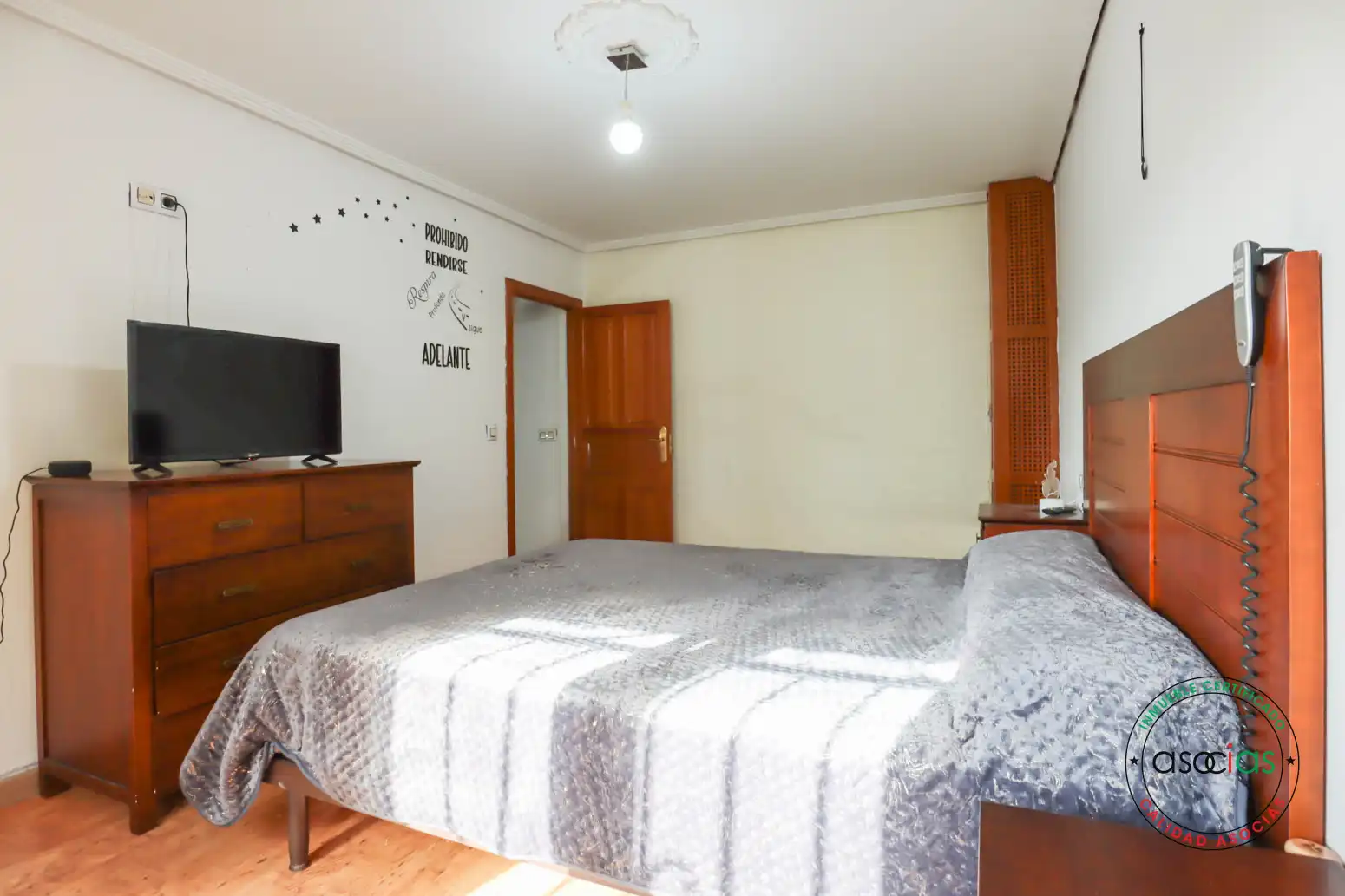 Dormitori de Casa adosada en venda en Ribera de Arriba amb Calefacció, Parquet i Terrassa