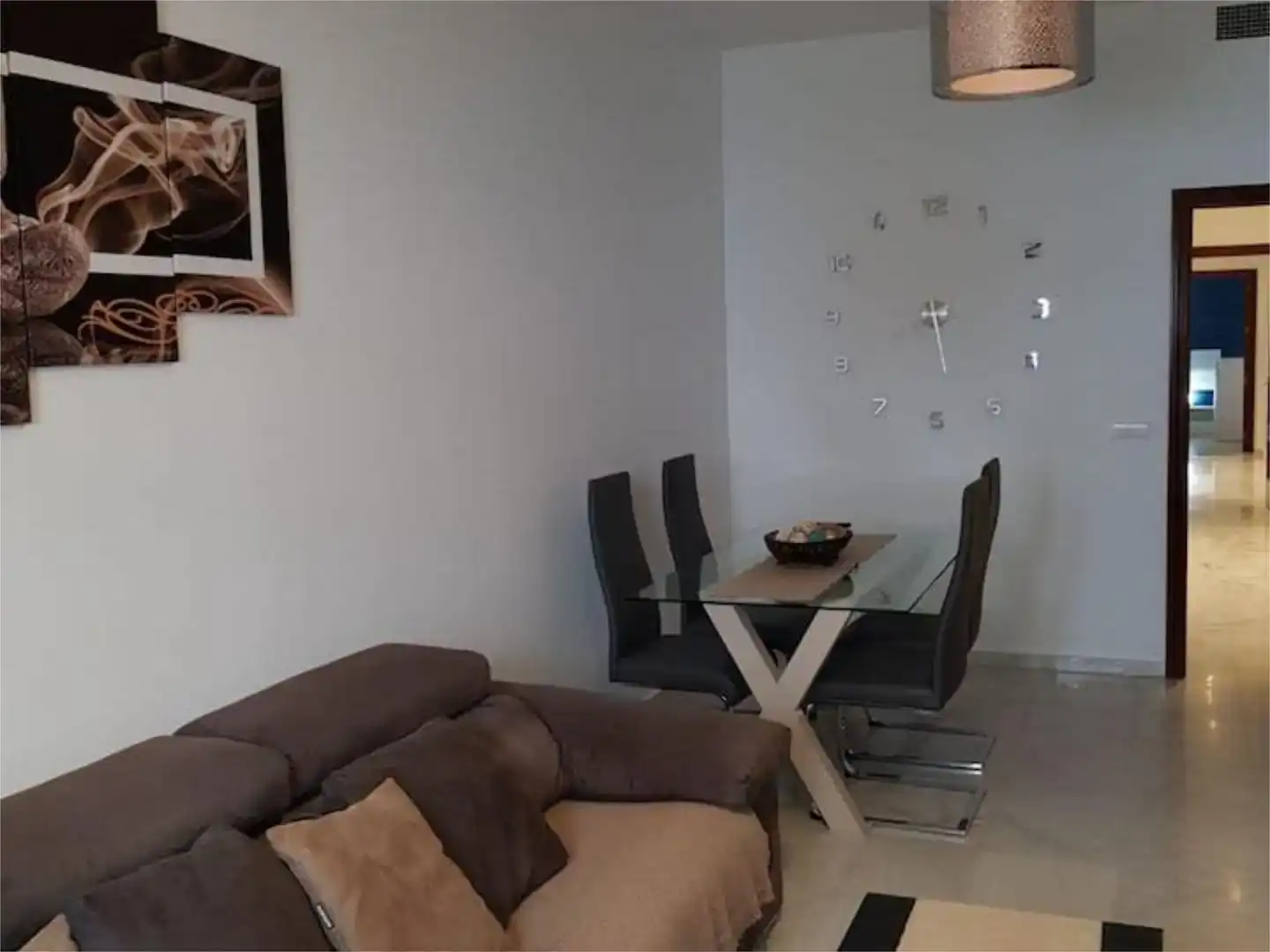 Comedor de Piso de alquiler en  Barcelona Capital con Aire acondicionado