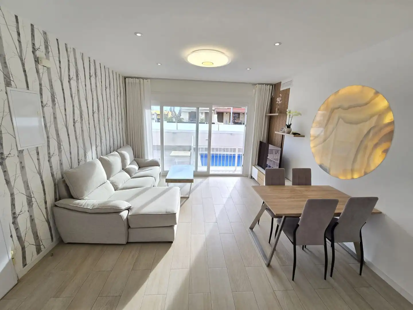 Living room of Houses for sale in Pilar de la Horadada  with Air Conditioner, Private garden and Terrace