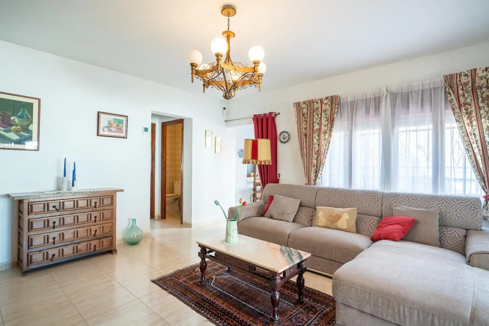 Sala de estar de Casa o chalet en venta en Roquetas de Mar