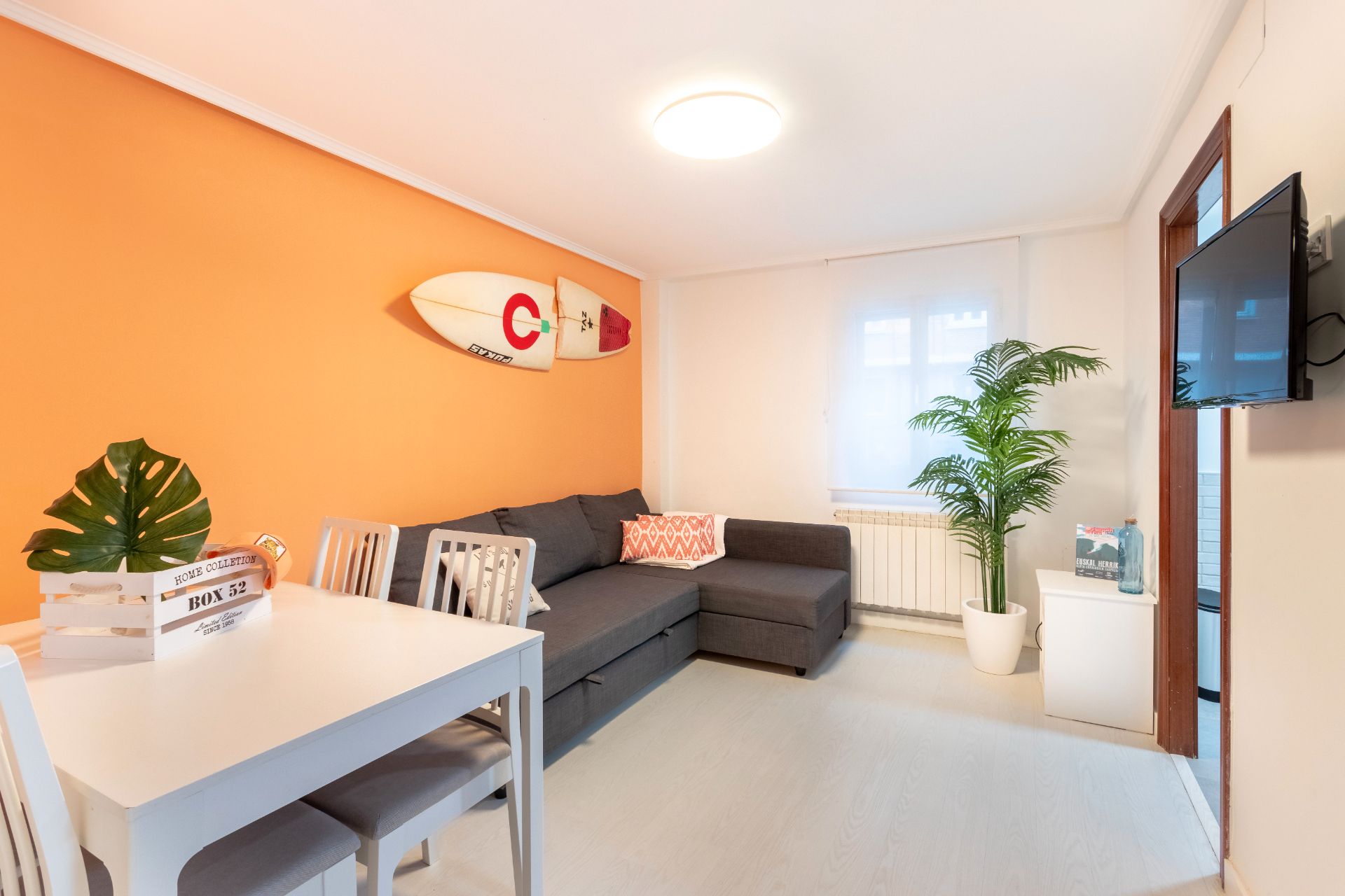 Sala de estar de Piso de alquiler en Bilbao  con Calefacción, Amueblado y Horno