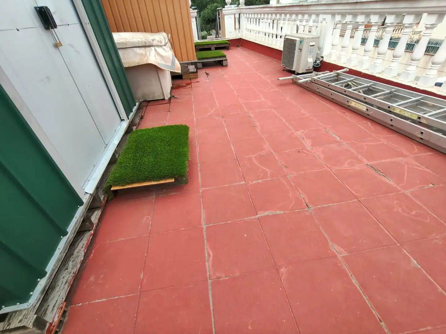 Terrace of Detached homes for sale in Polinyà  with Air Conditioner, Private garden and Parquet flooring