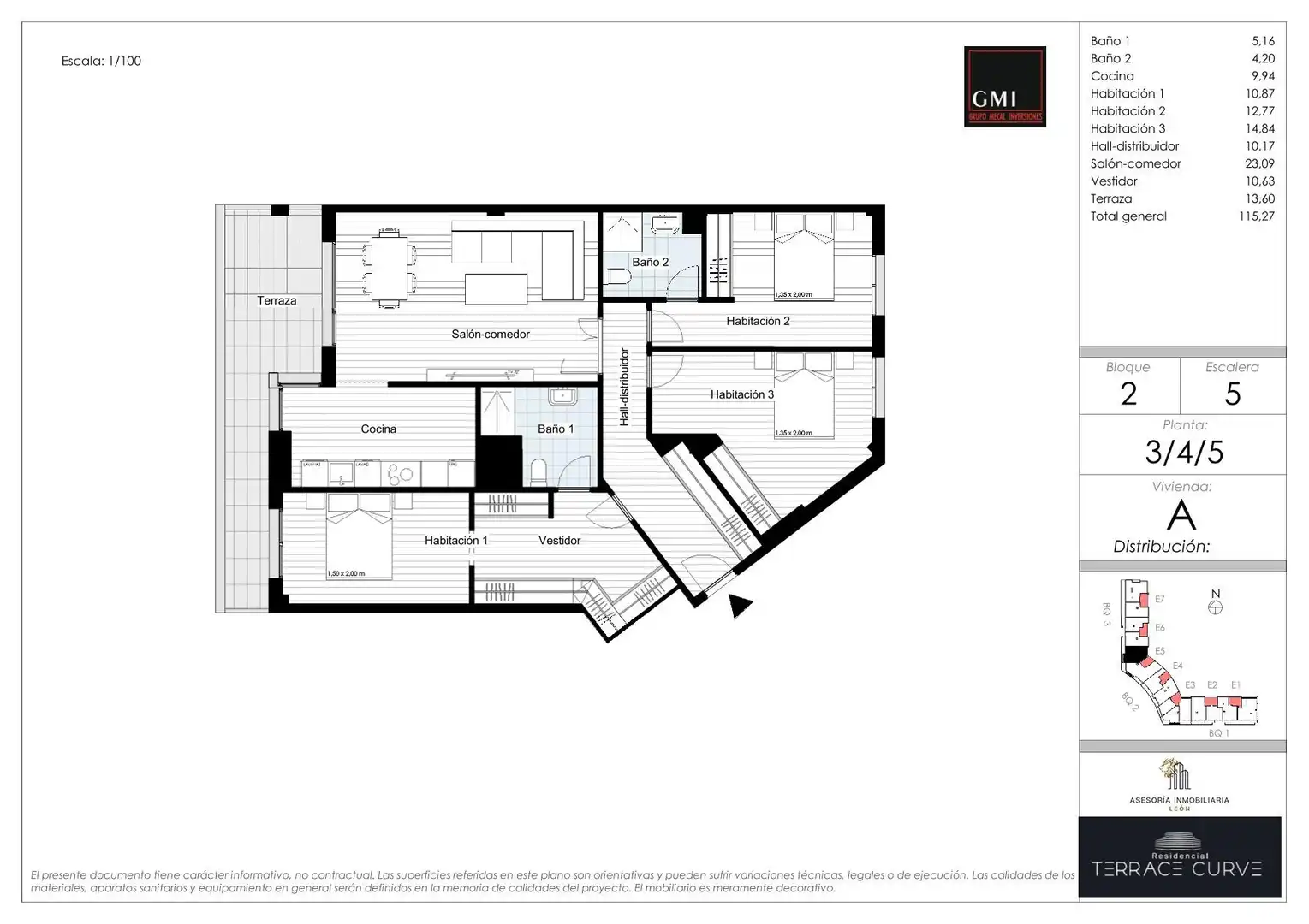 Flat with lift for sale in Avenida Avenida José Aguado 45, imagen 3