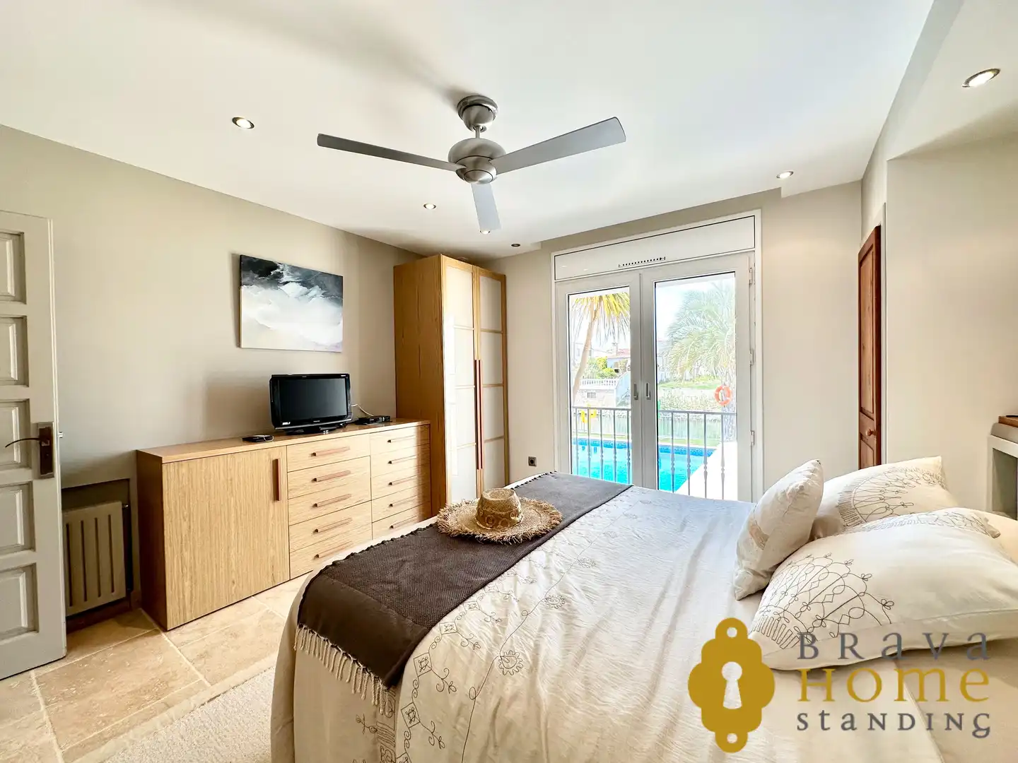 Bedroom of Houses for sale in Empuriabrava  with Air Conditioner, Heating and Private garden