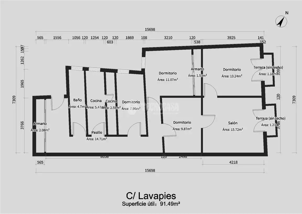 Piso con ascensor en venta en Centro, imagen 18