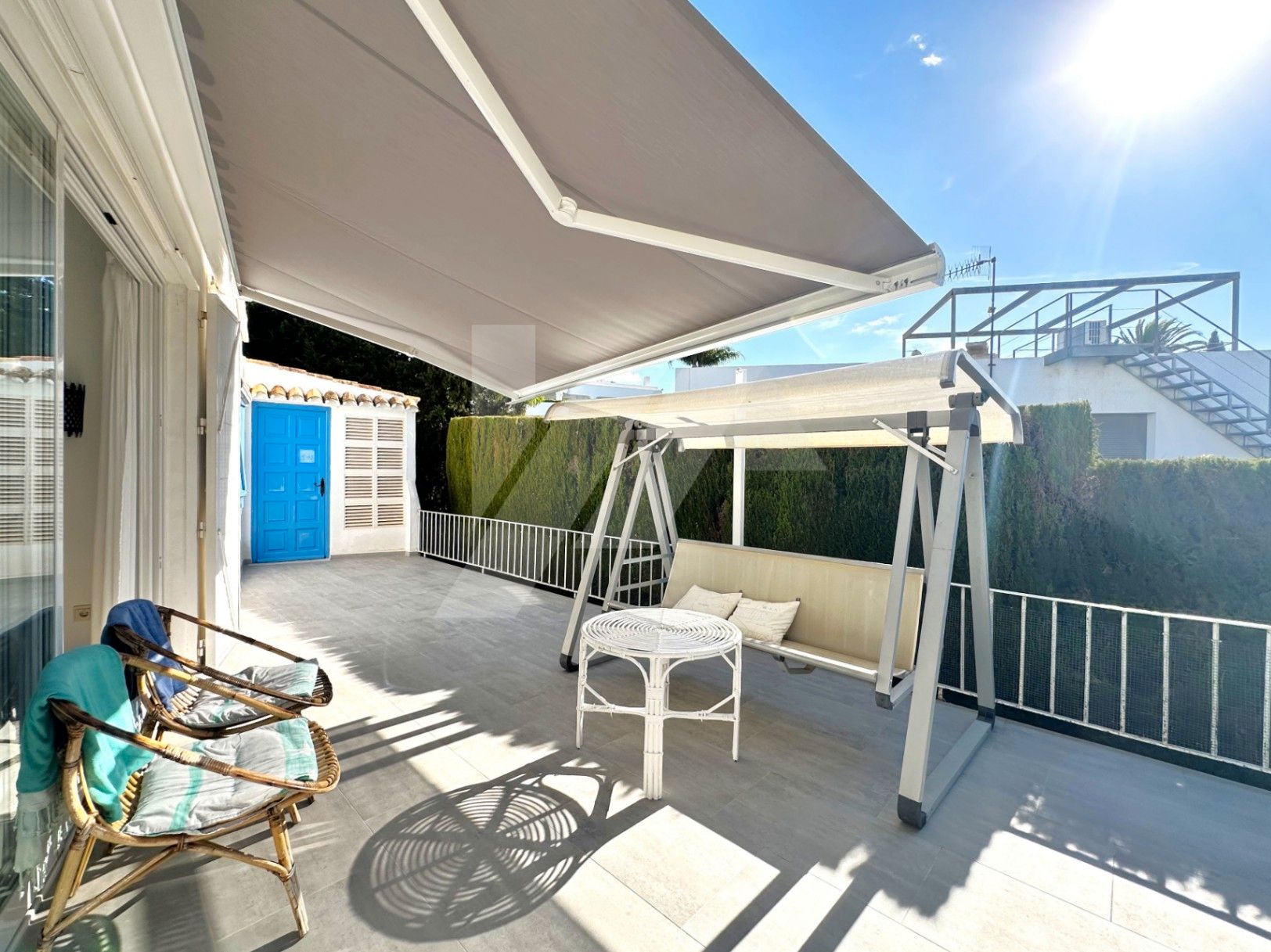 Terrassa de Casa o xalet en venda en Moraira amb Aire condicionat, Calefacció i Jardí privat