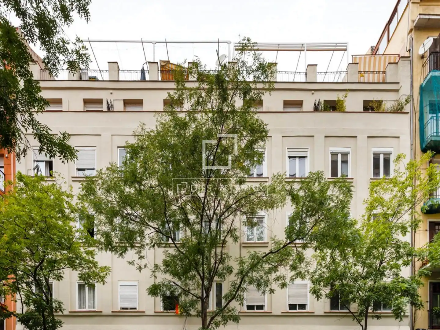 Exterior view of Flat for rent in Madrid  with Air Conditioner, Heating and Furnished