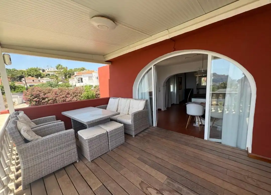 Terrace of Houses for sale in Calpe / Calp  with Air Conditioner, Heating and Private garden