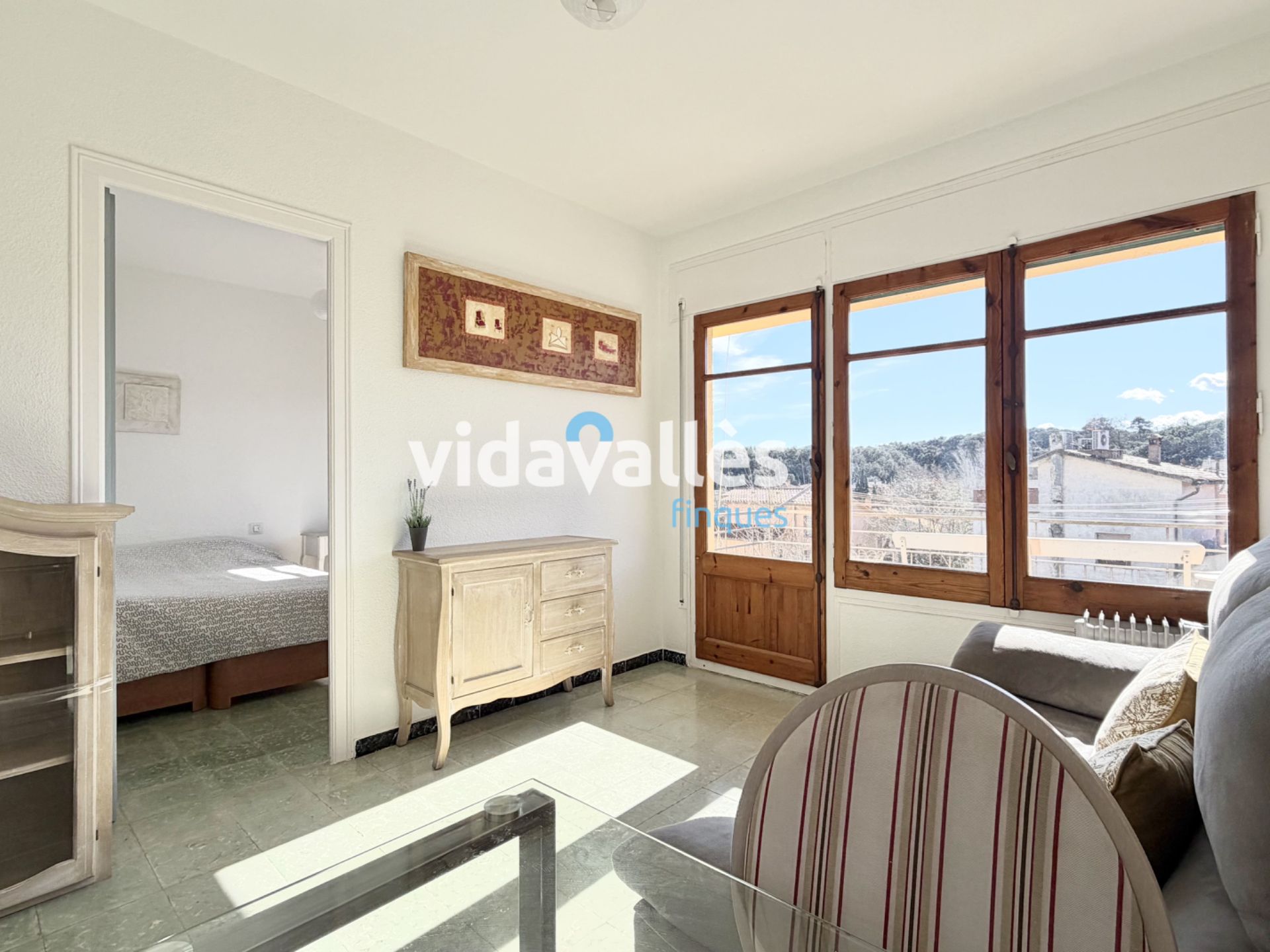 Dormitori de Pis en venda en Santa Maria de Palautordera amb Parquet, Terrassa i Forn