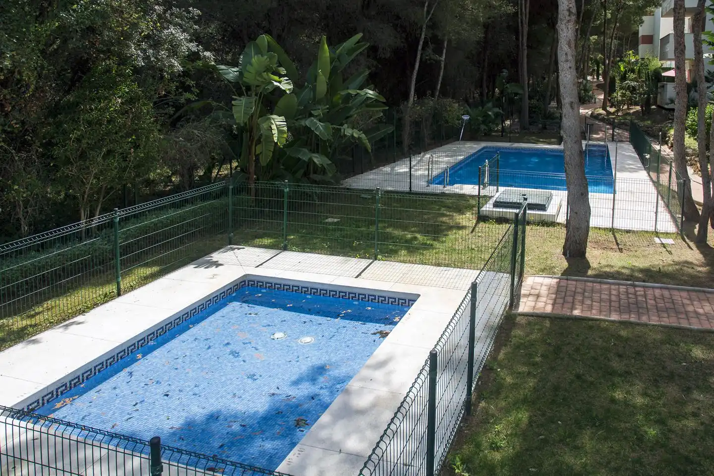Piscina de Piso de alquiler en Málaga con Terraza, Amueblado y Piscina comunitaria