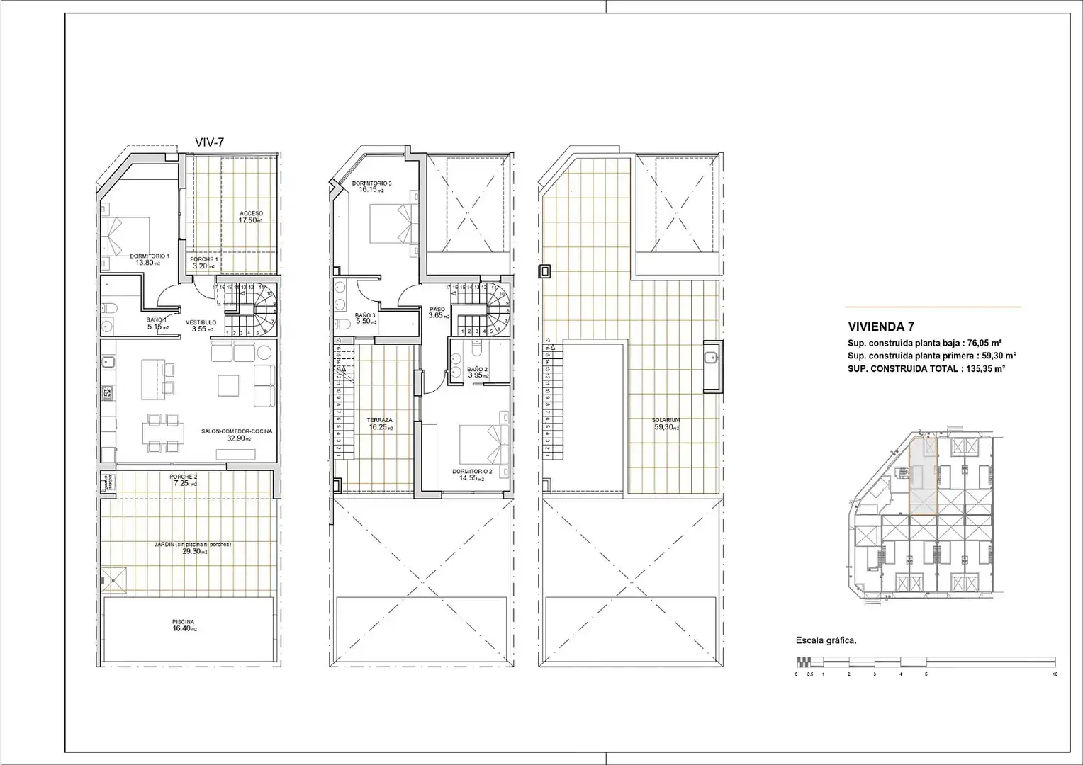 Maison avec terrasse à vendre à San Javier ciudad, imagen 11