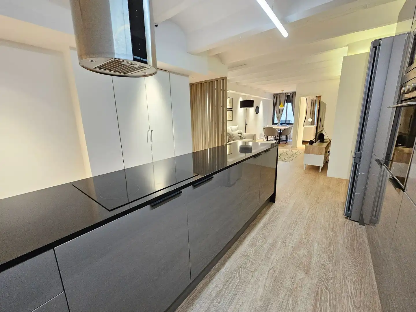 Kitchen of Flat for rent in Barcelona  with Air Conditioner and Furnished
