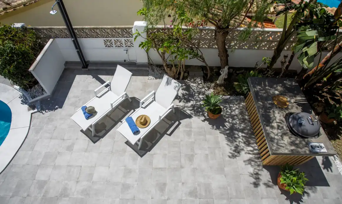 Terrassa de Casa o xalet en venda en Mijas amb Aire condicionat, Jardí privat i Terrassa