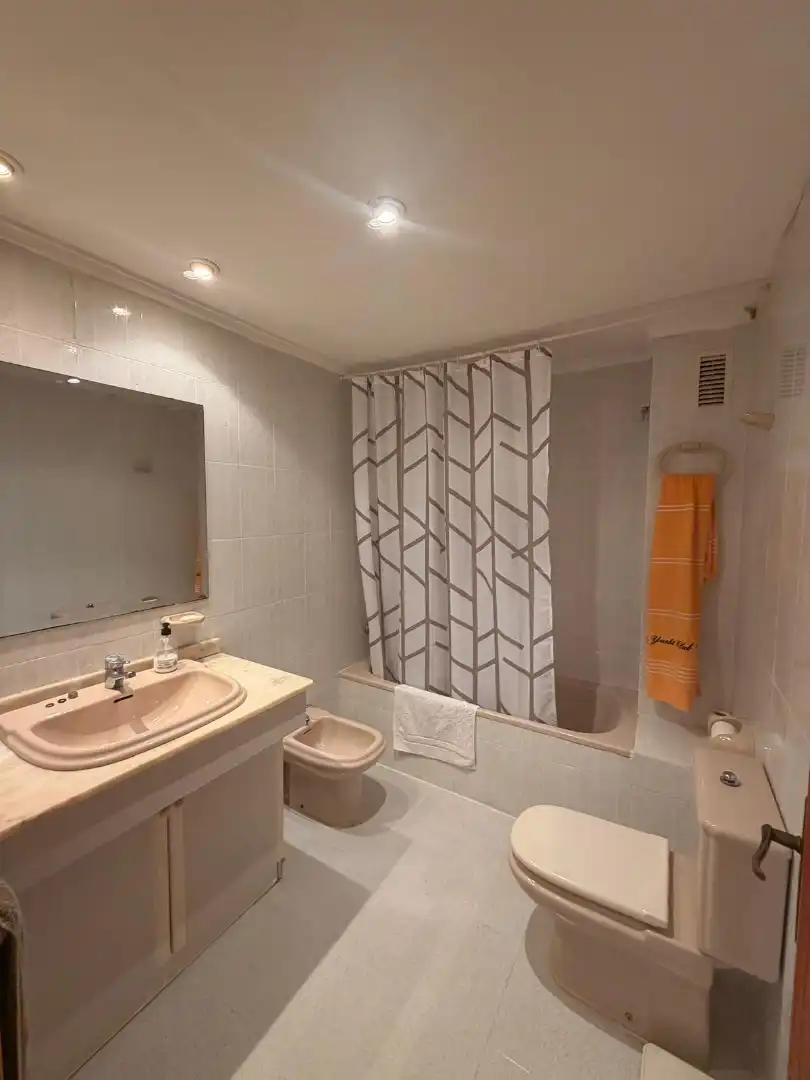 Baño de Apartamento de alquiler en Sagunto / Sagunt con Amueblado, Horno y Lavadora