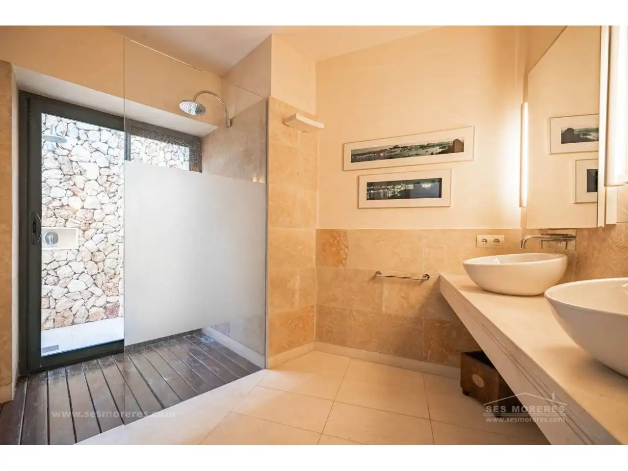 Bathroom of Houses for sale in Maó - Mahón  with Air Conditioner, Heating and Terrace