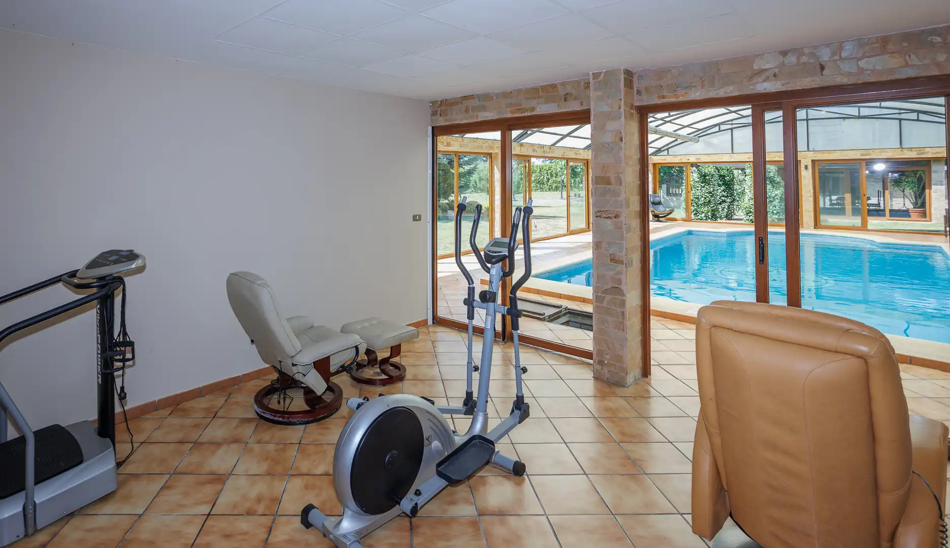 Piscina de Finca rústica en venta en Cospeito con Piscina